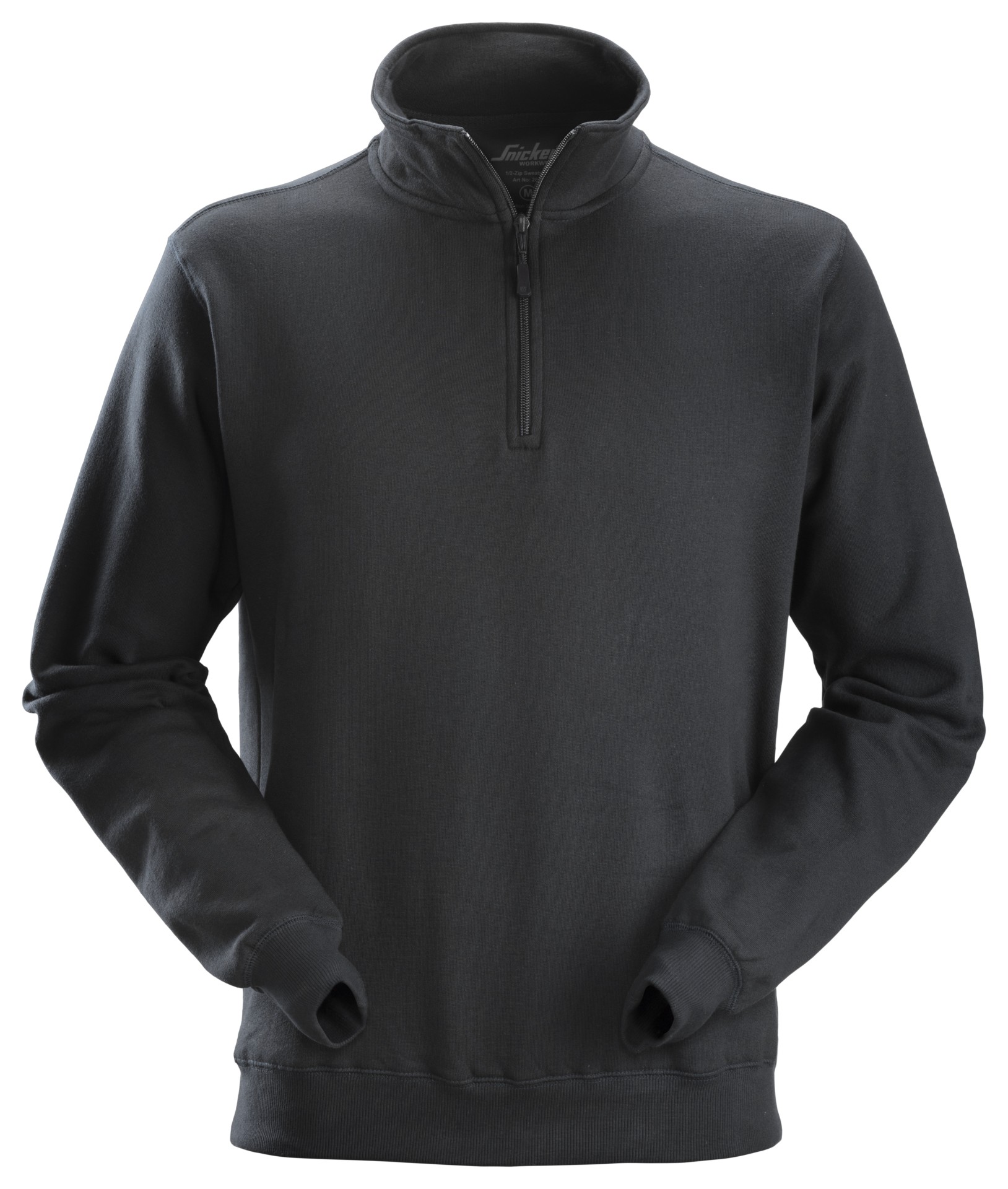 Sweatshirt mit Halbreißverschluss