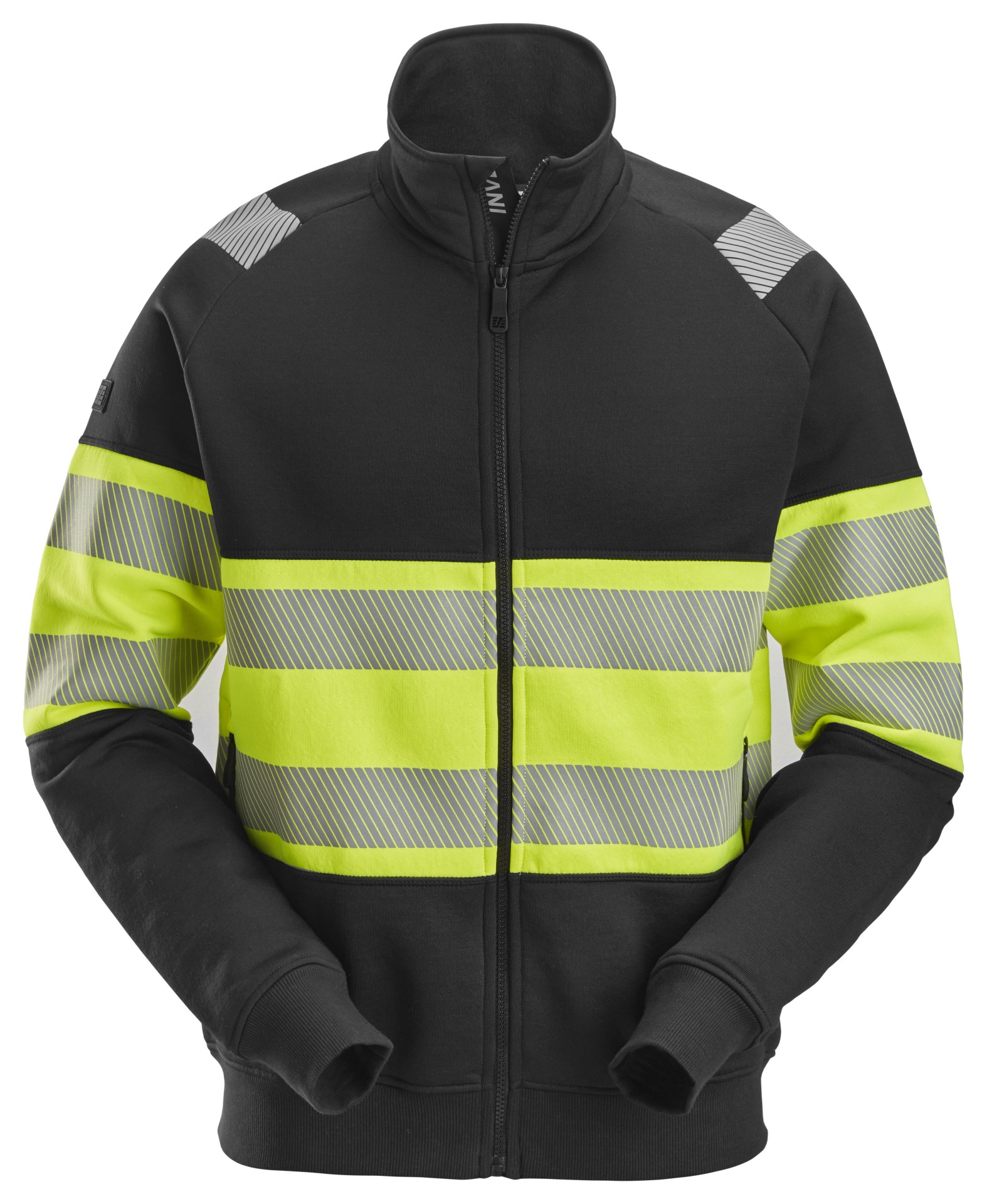 High-Vis, Jacke mit durchgehendem Reißverschluss, Warnschutzklasse 1
