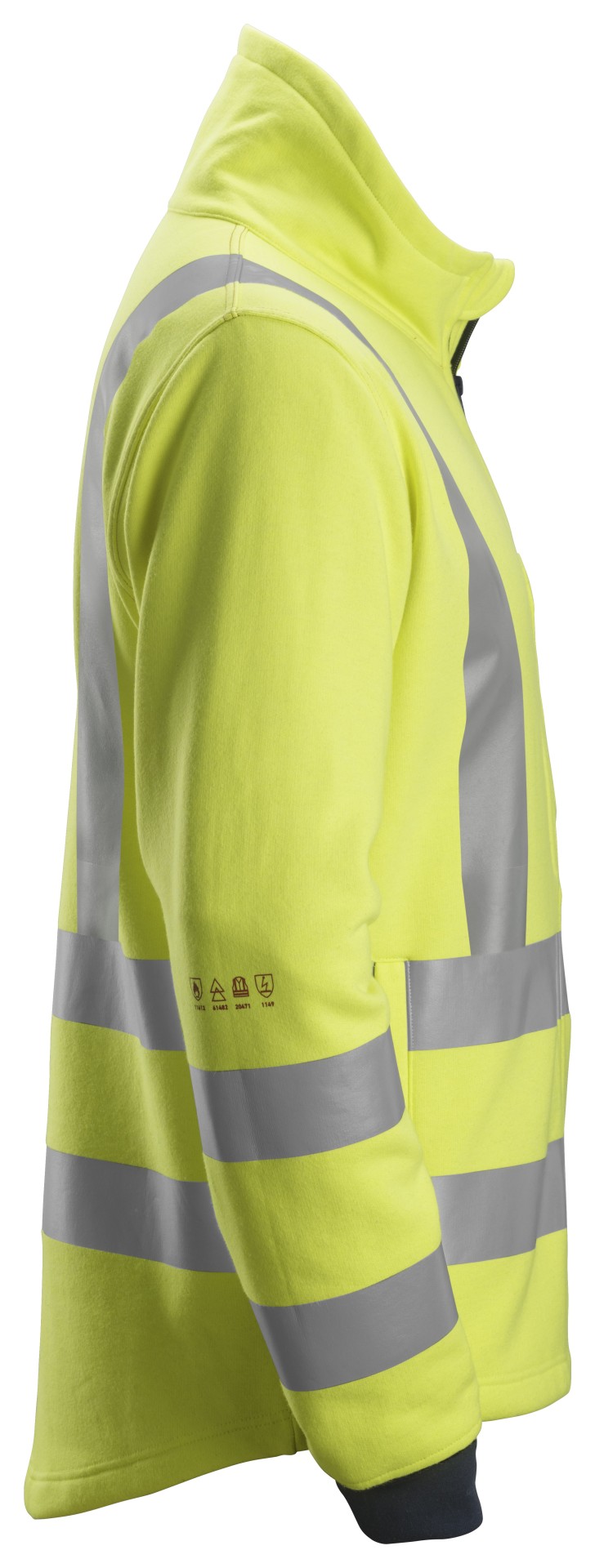 Sweatshirt mit durchgehendem Reißverschluss