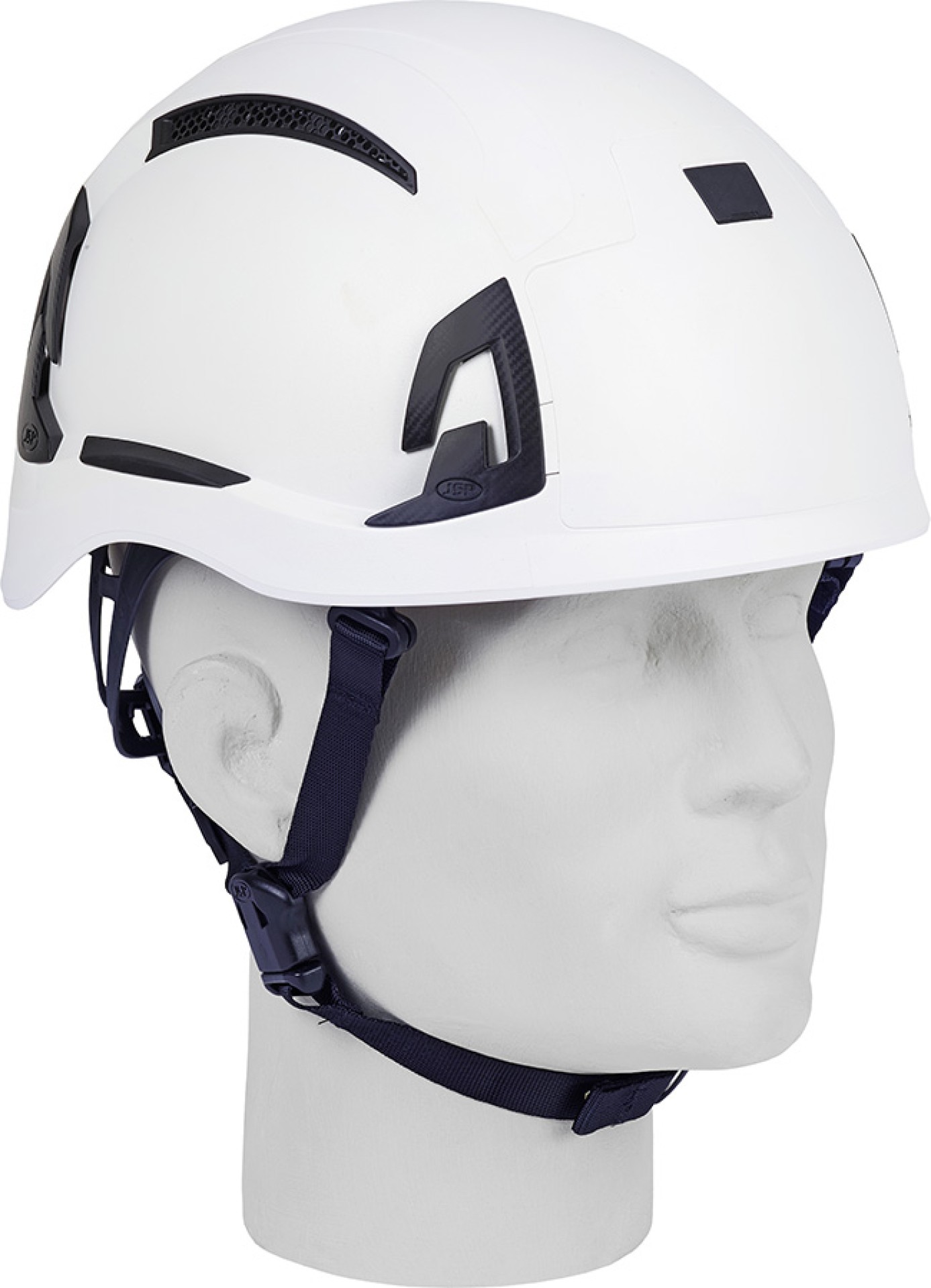 JSP EVO ALTA Schutzhelm weiss, ABS, 6-Punkt-Gurt, Belüftung