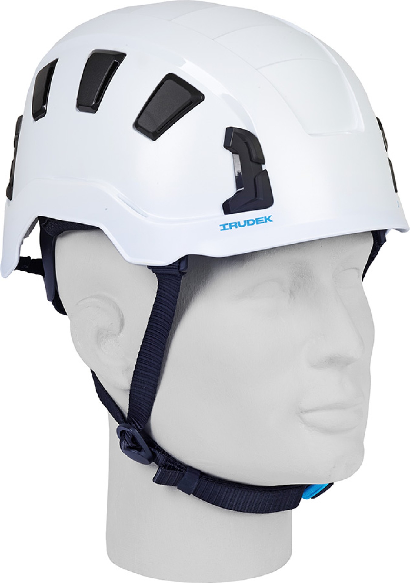 IRUDEK OREKA II Vent Schutzhelm Weiss mit Belüftung & Kinnriemen