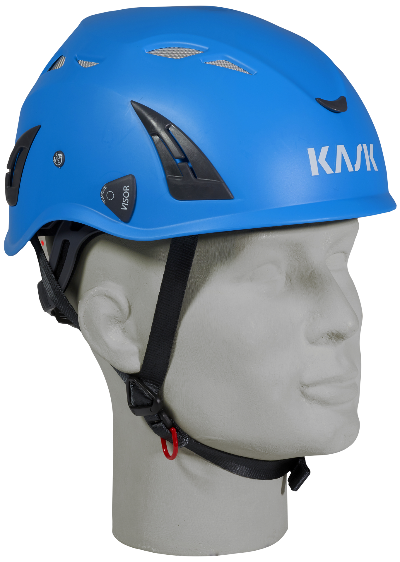 KASK SUPERPLASMA AQ Schutzhelm royal blau mit 4-Punkt-Kinnriemen