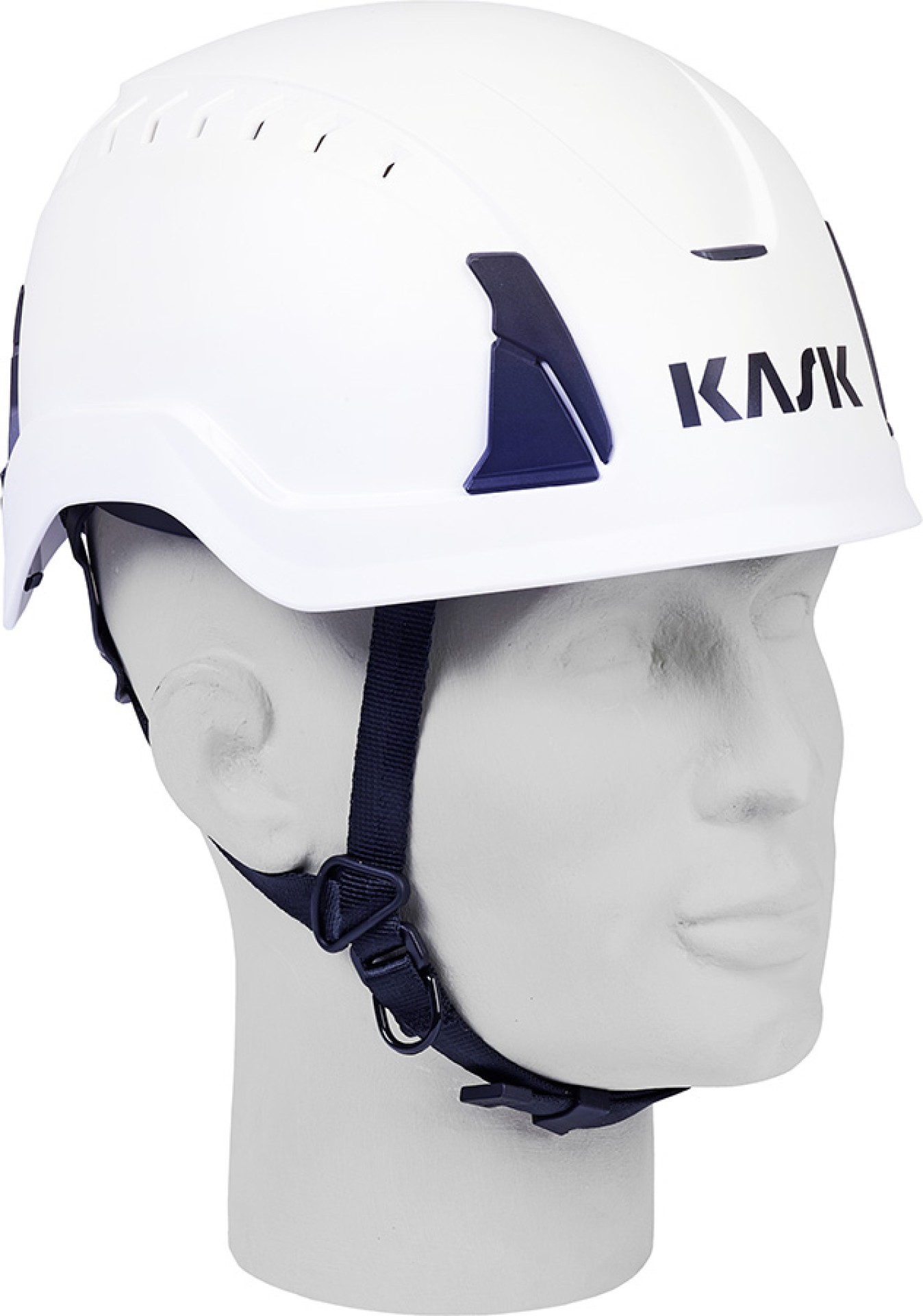 KASK PRIMERO AIR Schutzhelm Weiss mit 4-Punkt-Kinnriemen