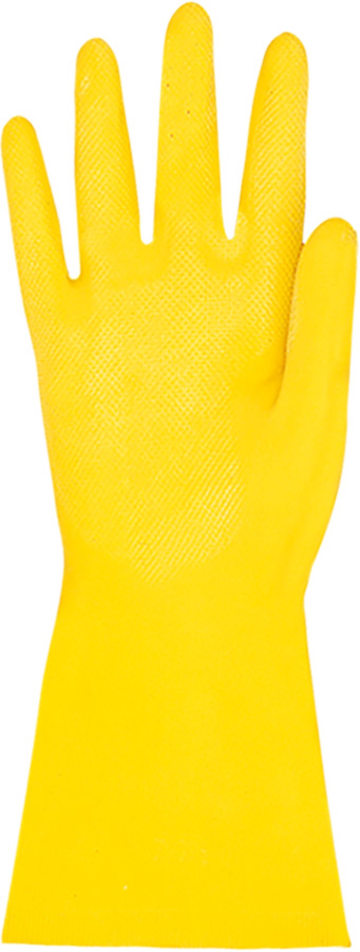 MAPA VITAL Schutzhandschuhe aus Naturlatex, gelb, rutschfest, velourisiert, 32 cm