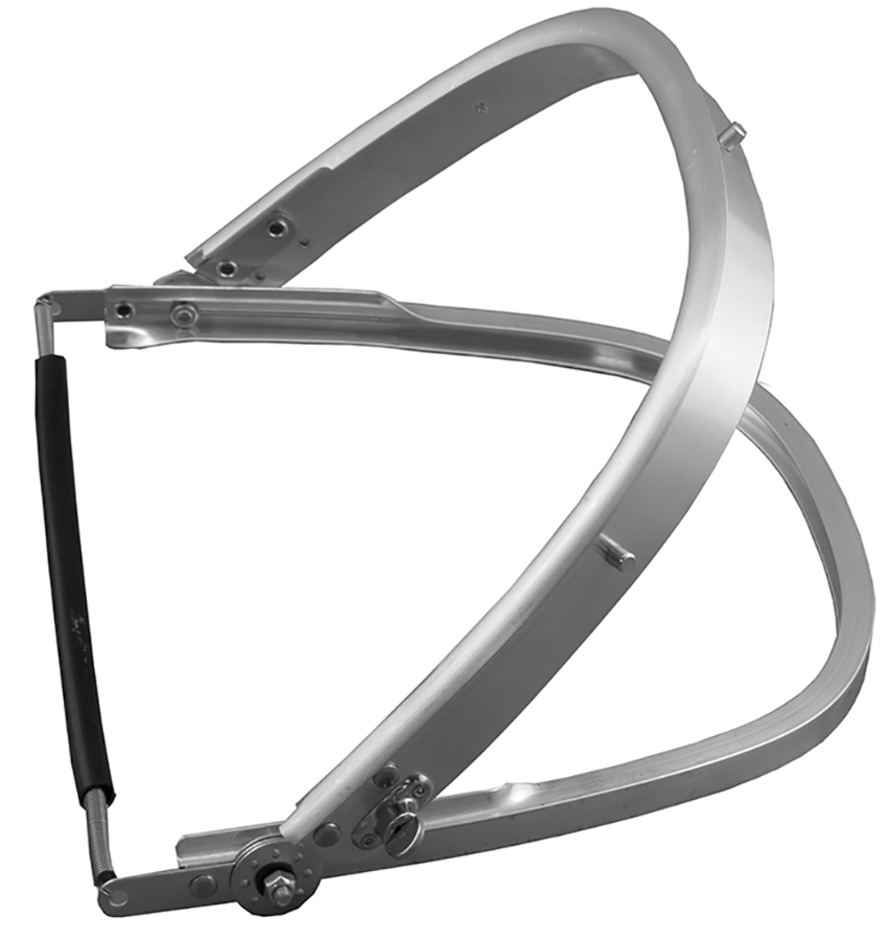 Alu-Helmhalterung mit Federzug für ELITE und V-GARD Helme