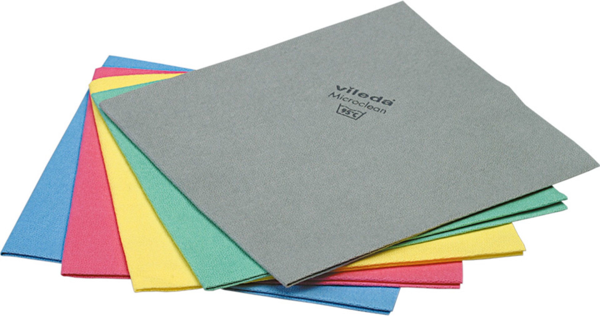 Vileda Microfasertücher Micro Clean Plus 40x45 cm grau, streifenfrei