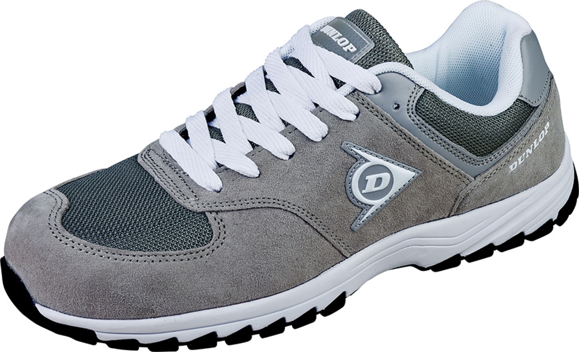 Dunlop graue metallfreie S3S Sicherheitshalbschuhe mit textiler Zwischensohle