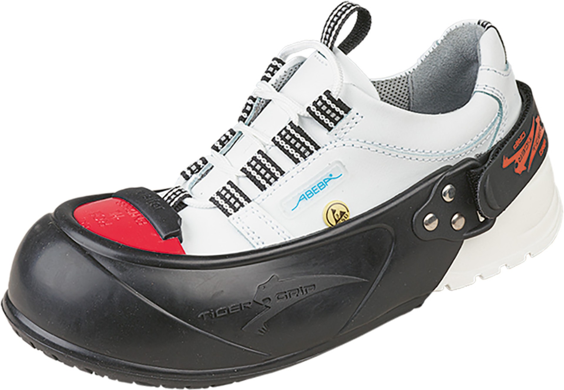 Sichere Tiger Grip Visitor Überschuhe mit Titan-Alukappe und Rutschschutz