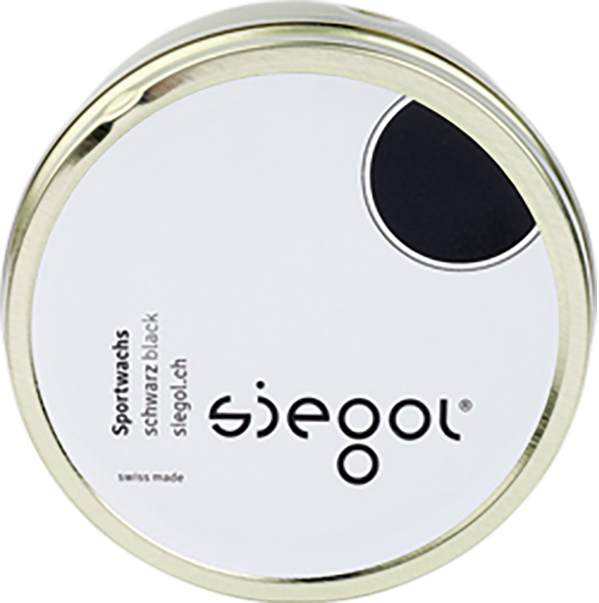 Siegol Leder Sportwachs schwarz, 150 ml Dose, pflegend