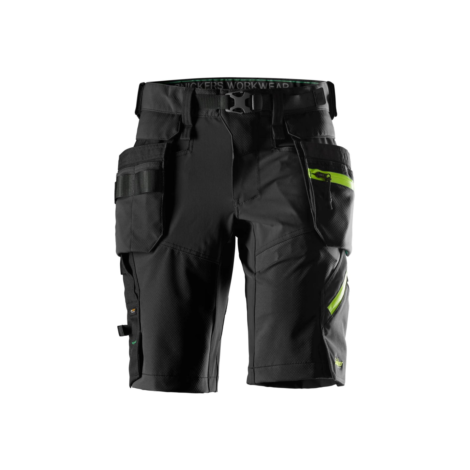 FlexiWork, Stretch-Shorts mit abnehmbaren Holstertaschen