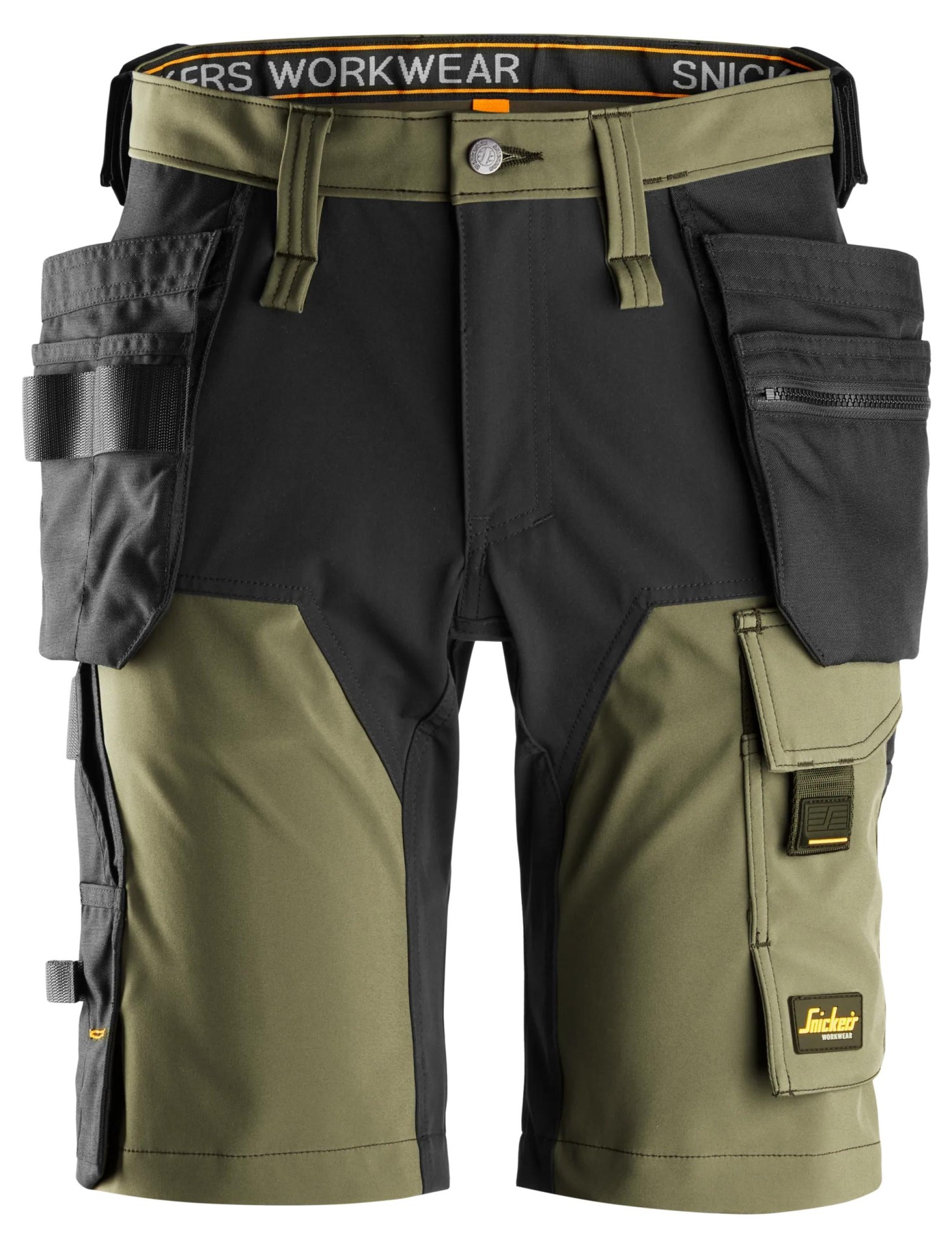 AllroundWork, 4-Wege-Stretch-Shorts mit Holstertaschen