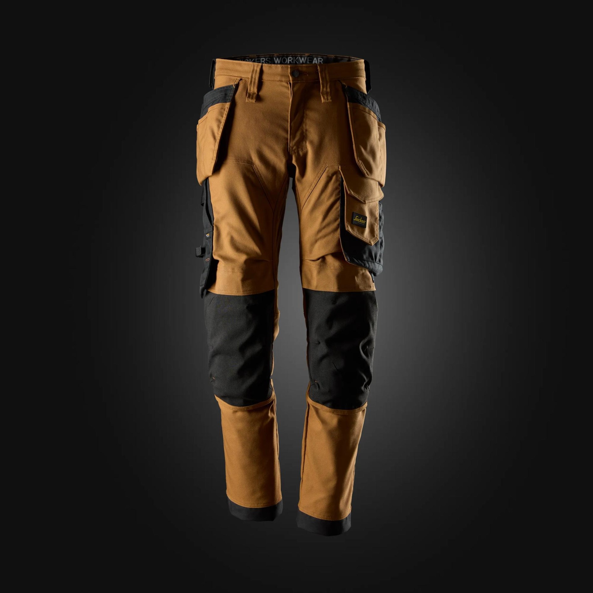 AllroundWork, Canvas Stretch Arbeitshose mit Holstertaschen