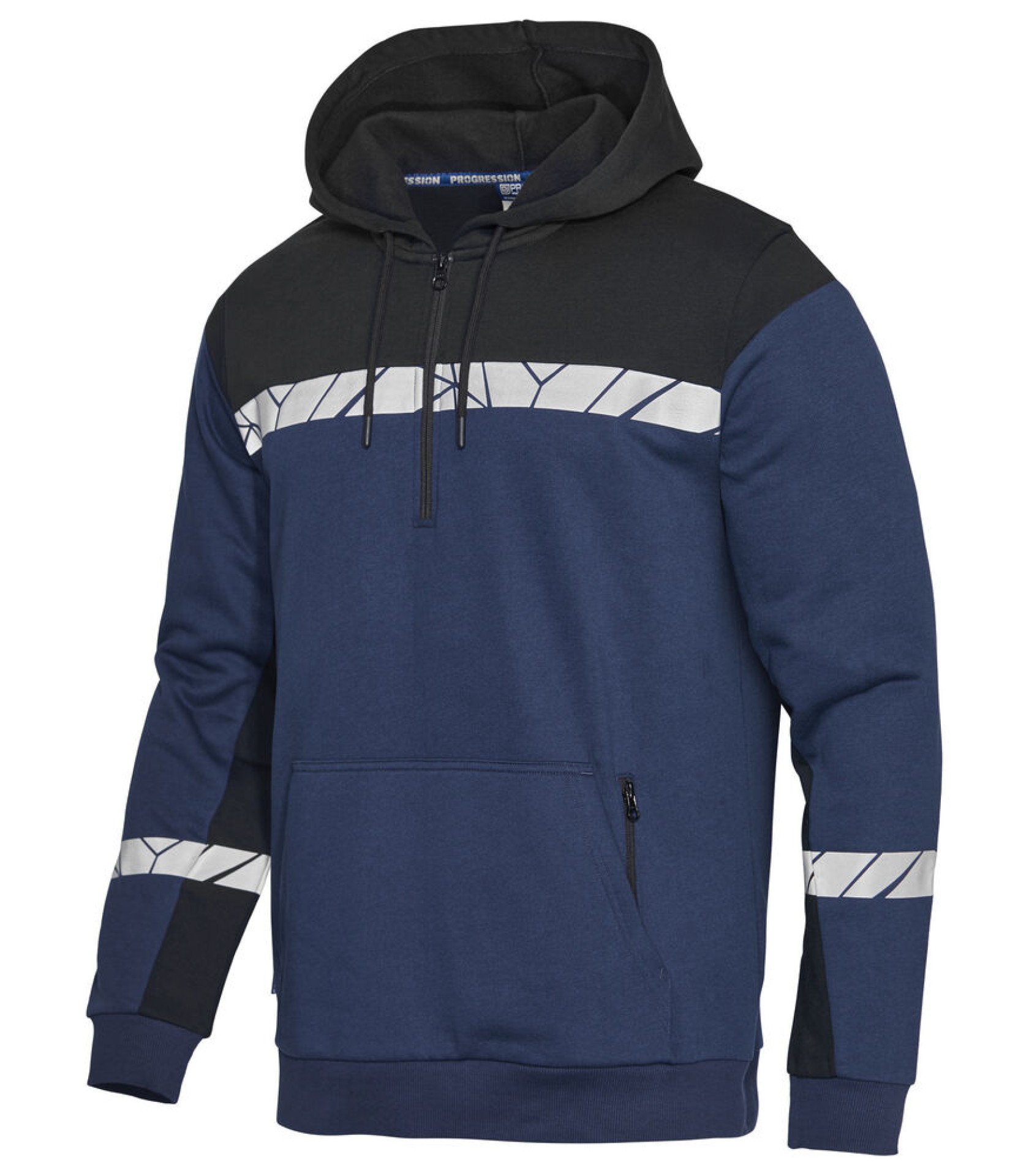 7104 Hoodie mit 1/2 ZIP