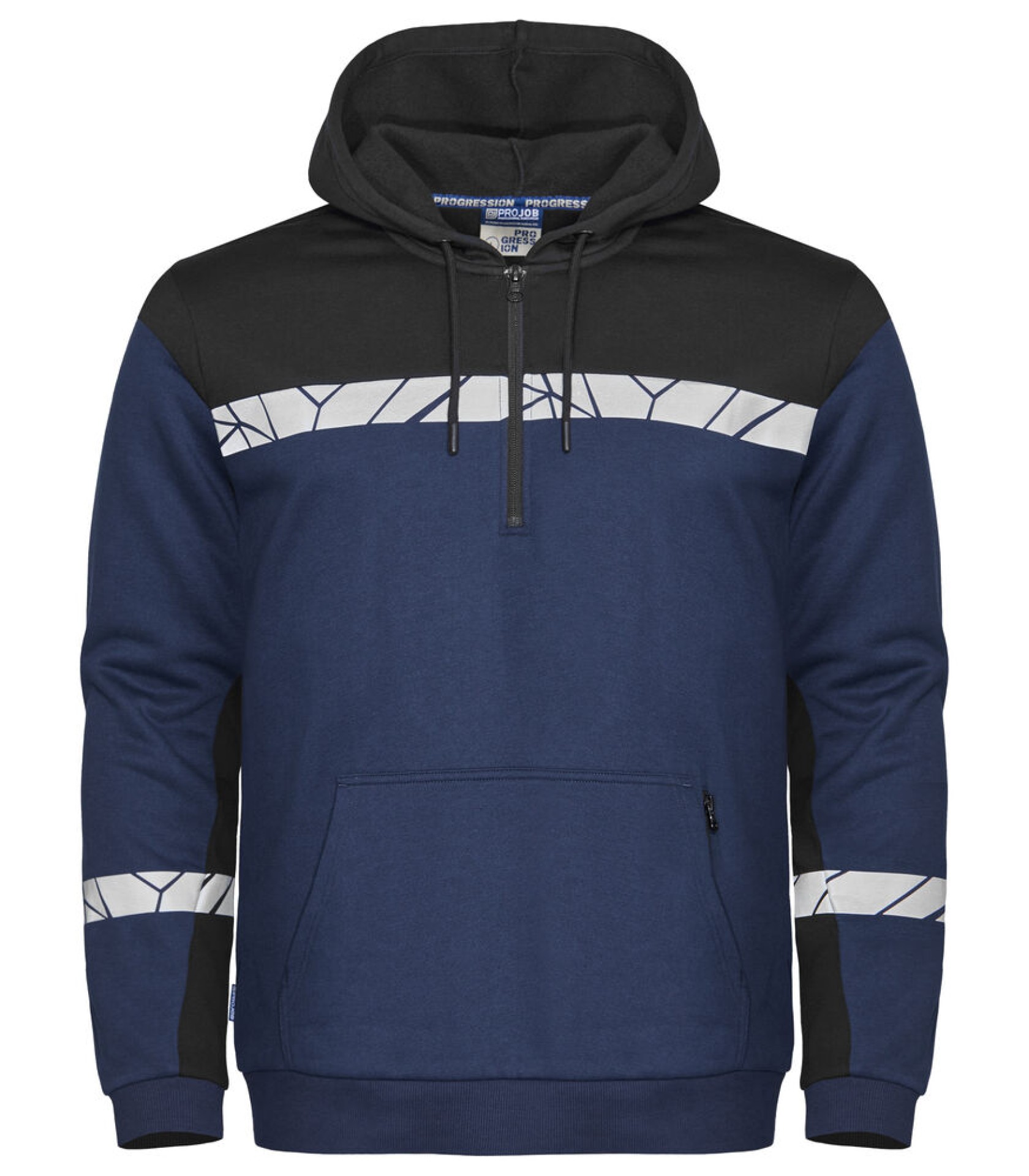7104 Hoodie mit 1/2 ZIP