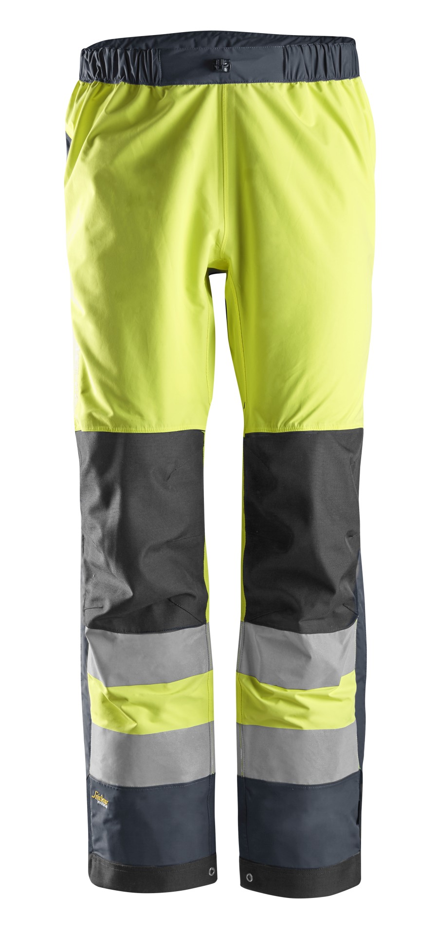 High-Vis, Wasserdichte Softshell-Arbeitshose, Warnschutzklasse 2