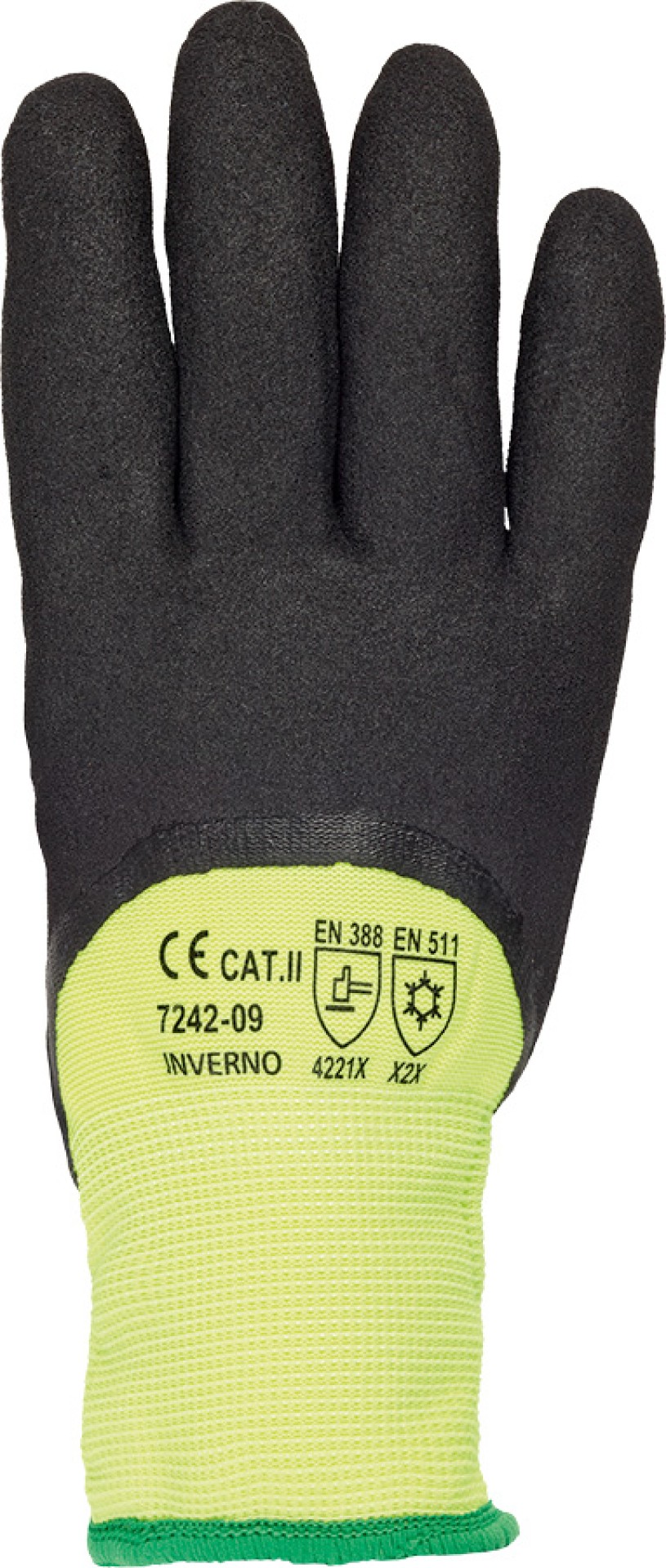 Kälte-Schutzhandschuhe Resista, gelb, Nitrilbeschichtung, lang