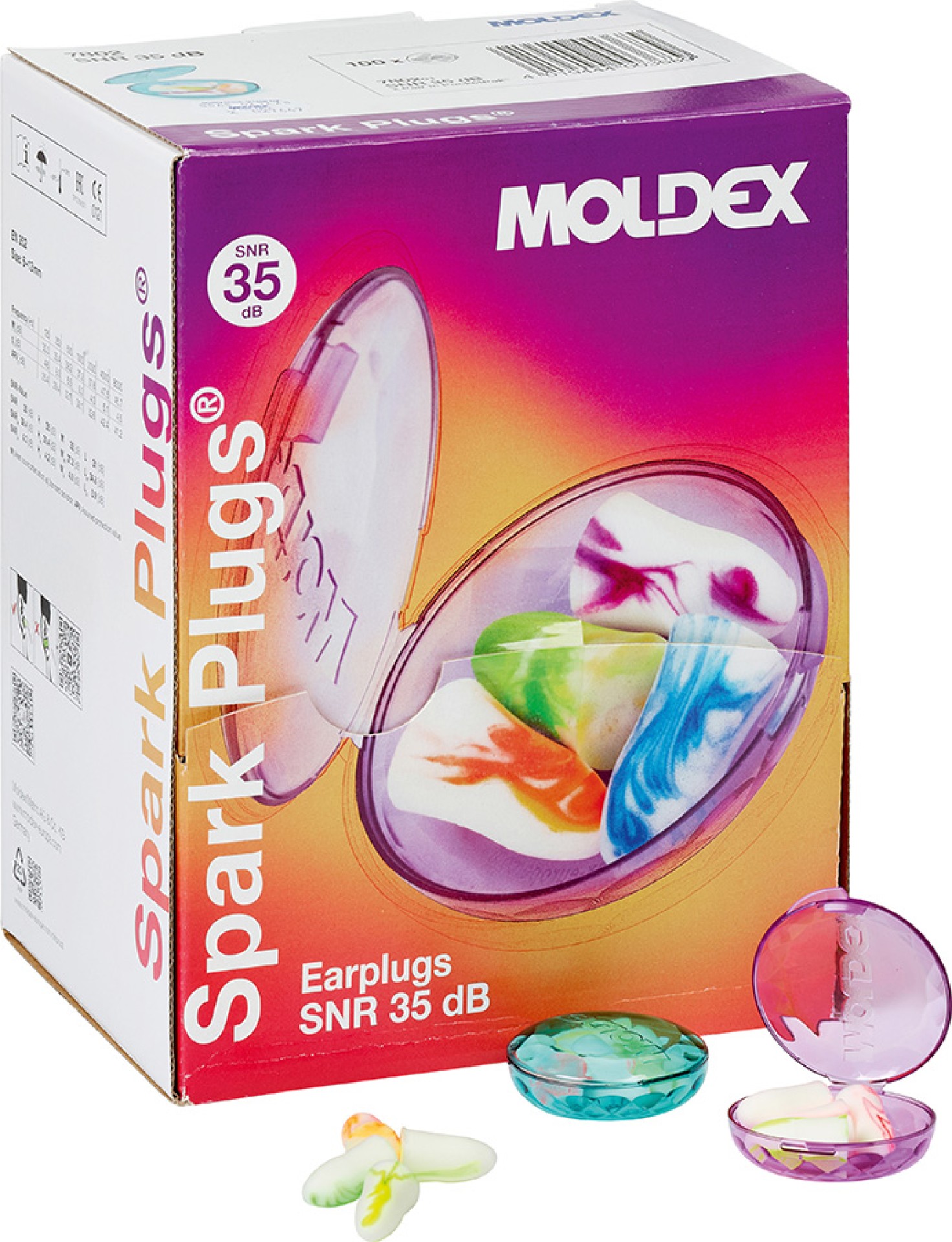 MOLDEX Spark Plugs Soft Gehoerschutz in praktischer Taschendose