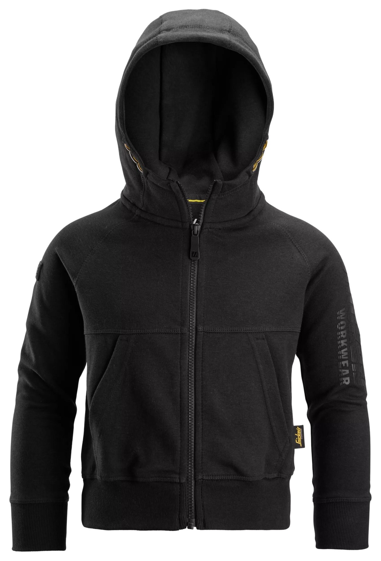 Junior-Kapuzenjacke mit durchgehendem Reißverschluss und Logo