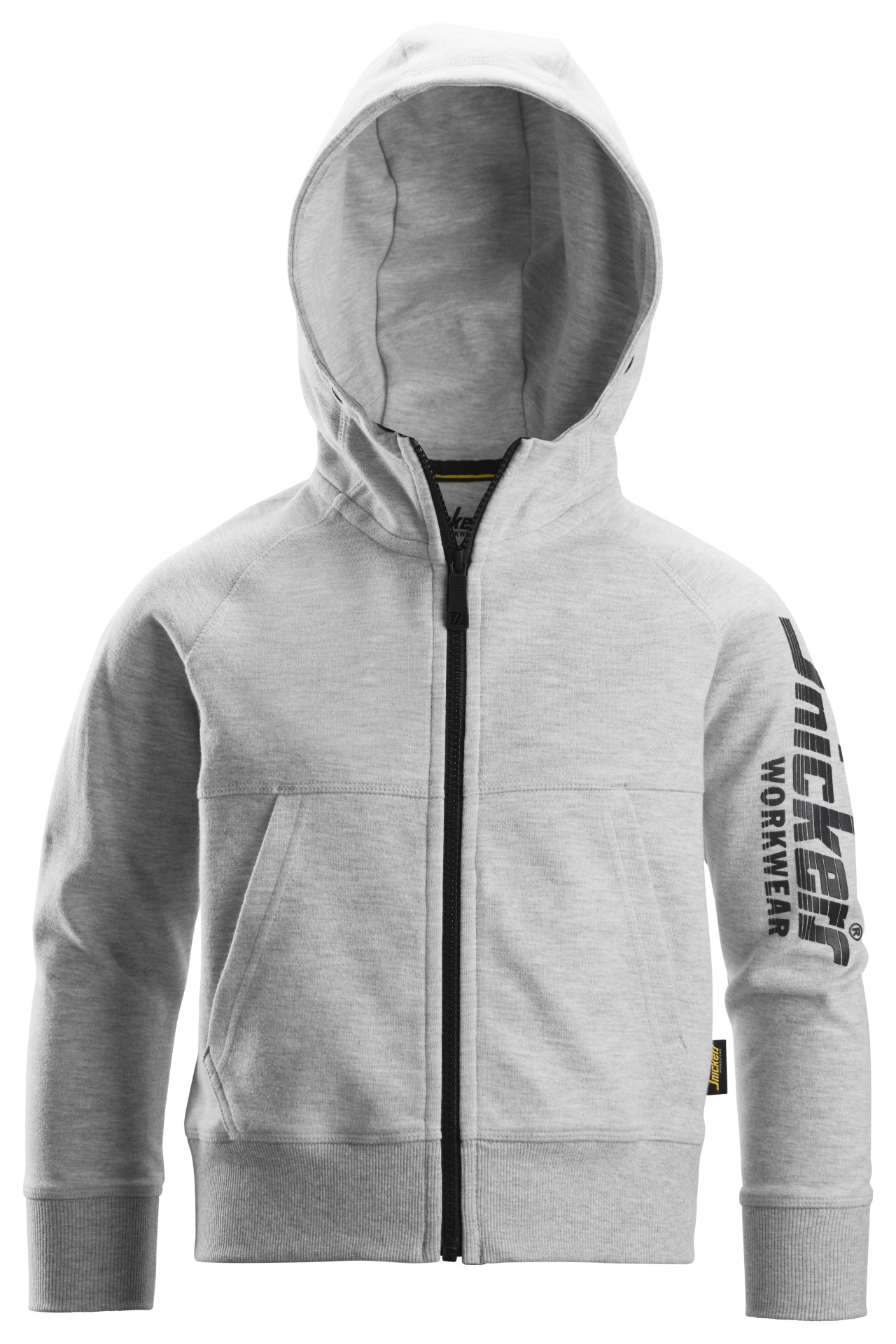 Junior-Kapuzenjacke mit durchgehendem Reißverschluss und Logo