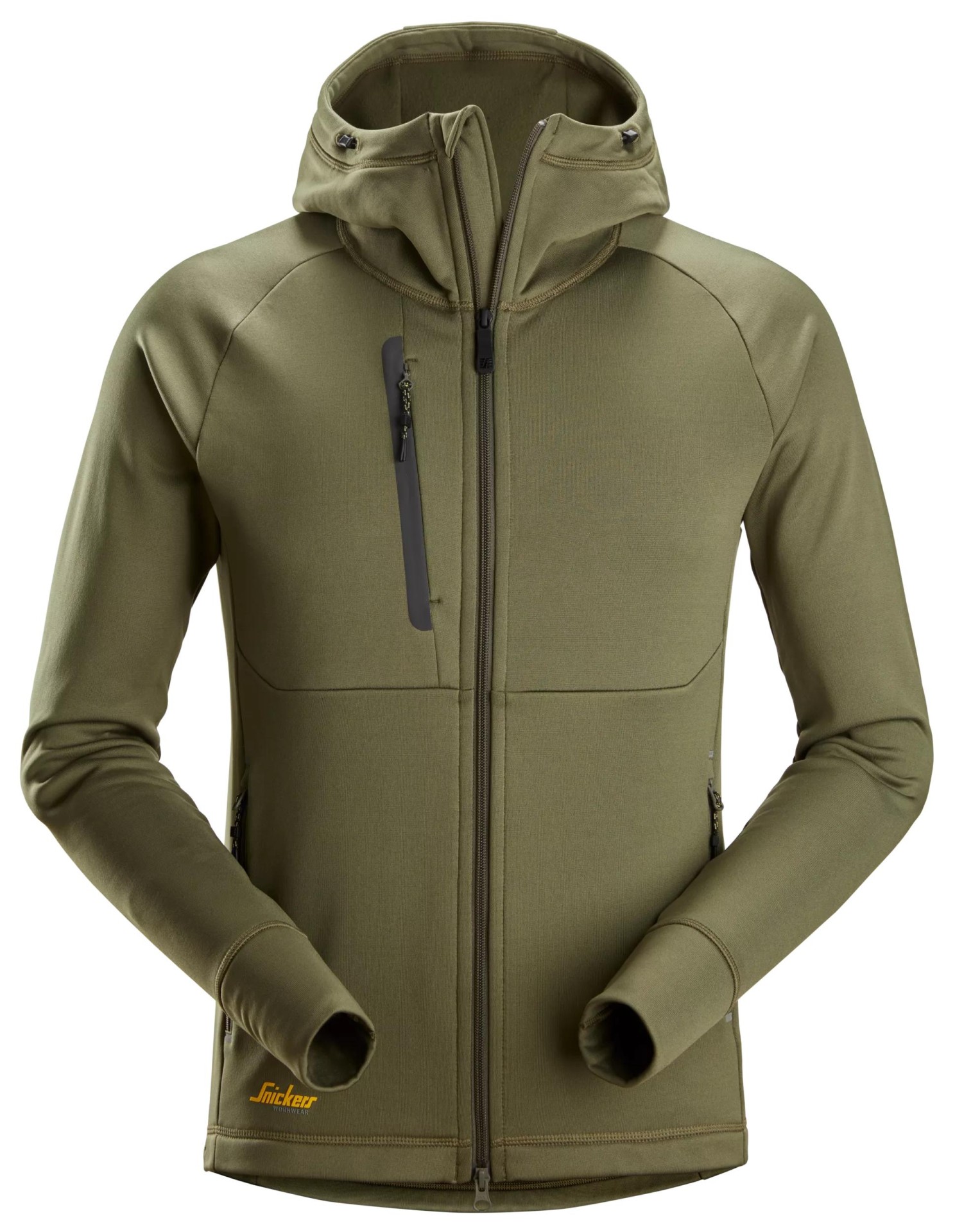 FlexiWork, Polartec® Power Stretch® Kapuzenjacke mit Reißverschluss