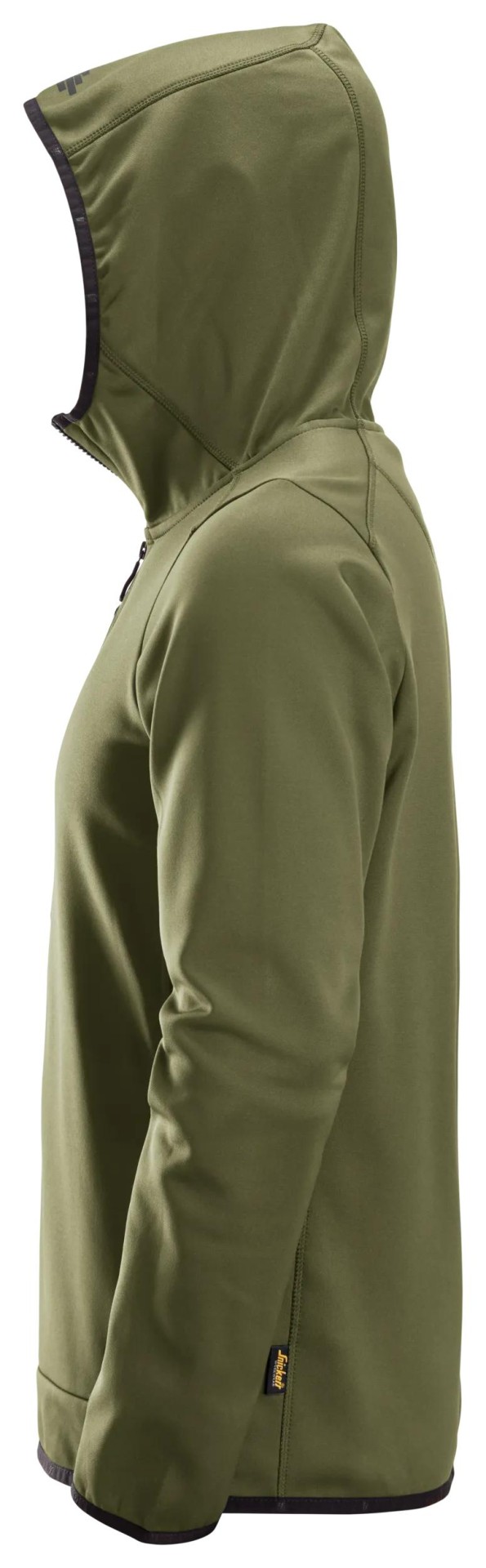 AllroundWork, Fleece-Kapuzenjacke mit durchgehendem Reißverschluss