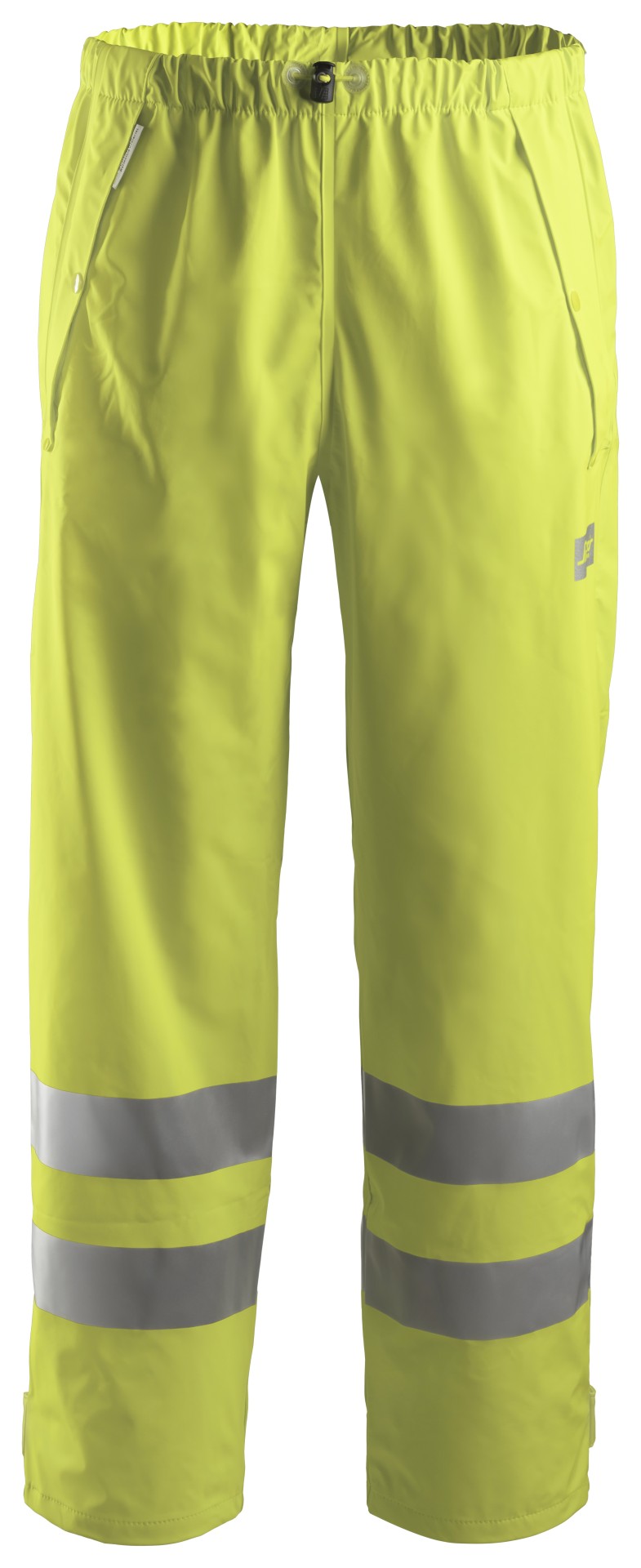 High-Vis, PU Arbeits-Regenhose, Klasse 2