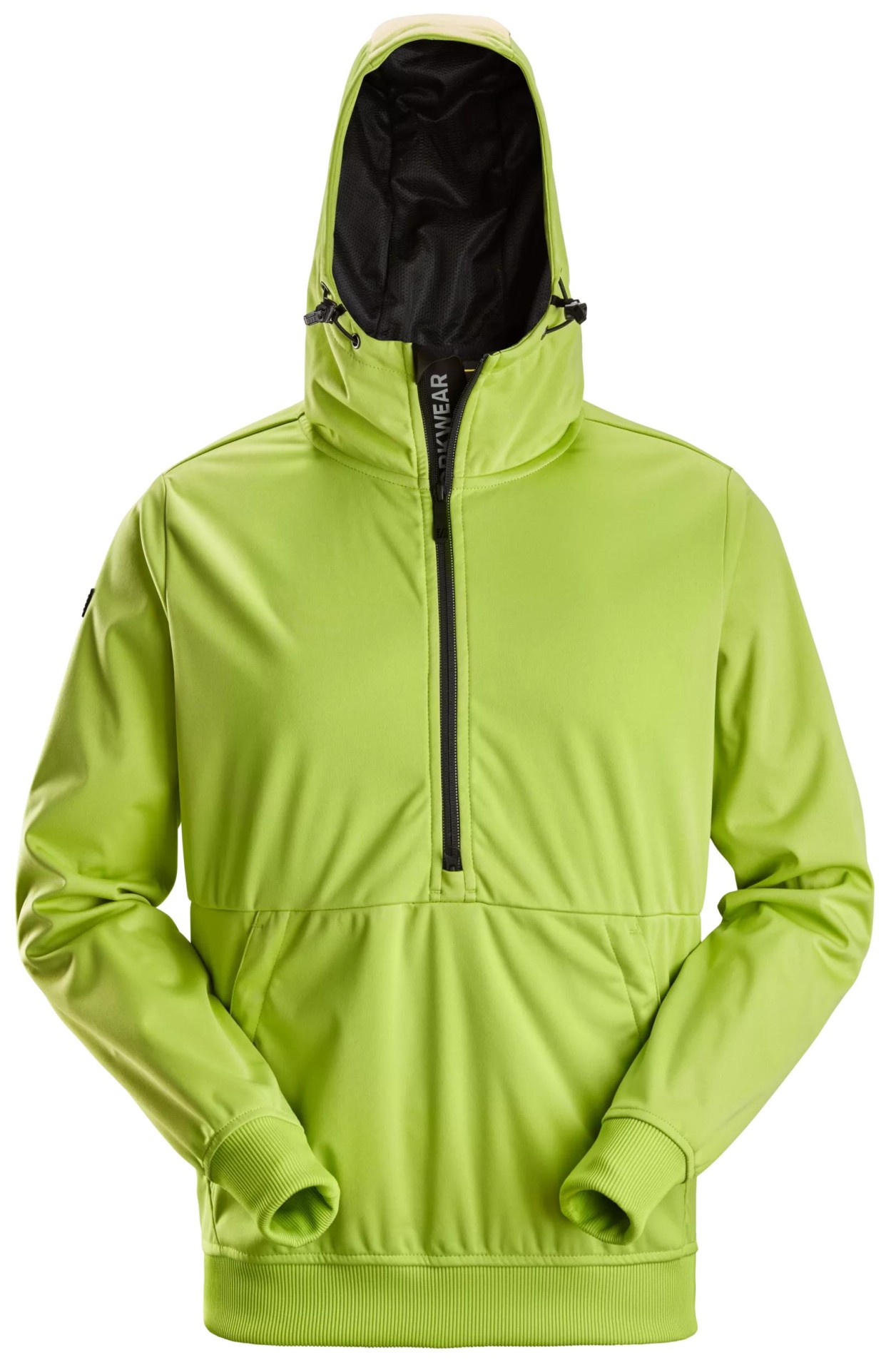 FlexiWork, Windblocker Stretch-Hoodie mit Halbreißverschluss