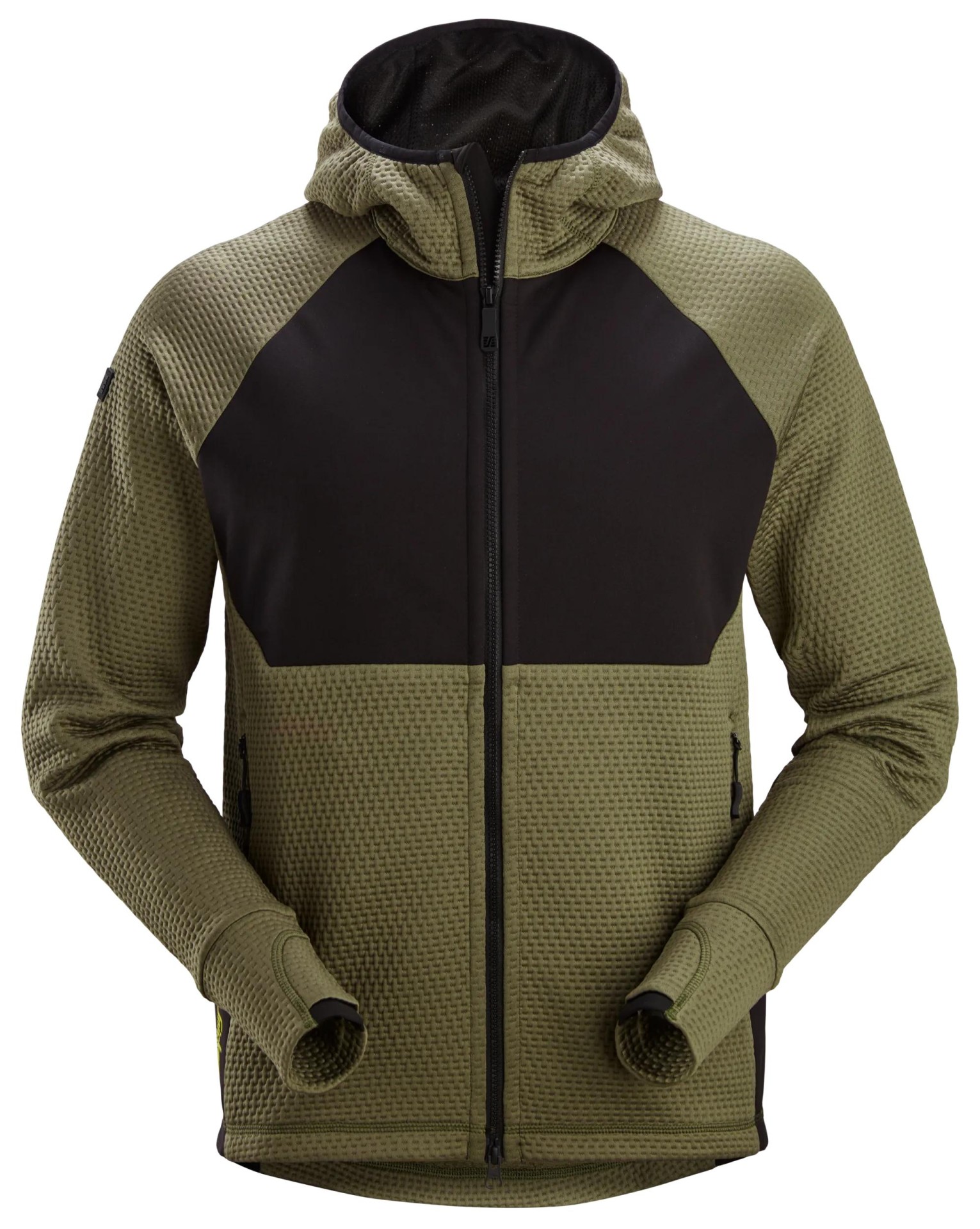 FlexiWork, Midlayer-Kapuzenjacke mit durchgehendem Reißverschluss