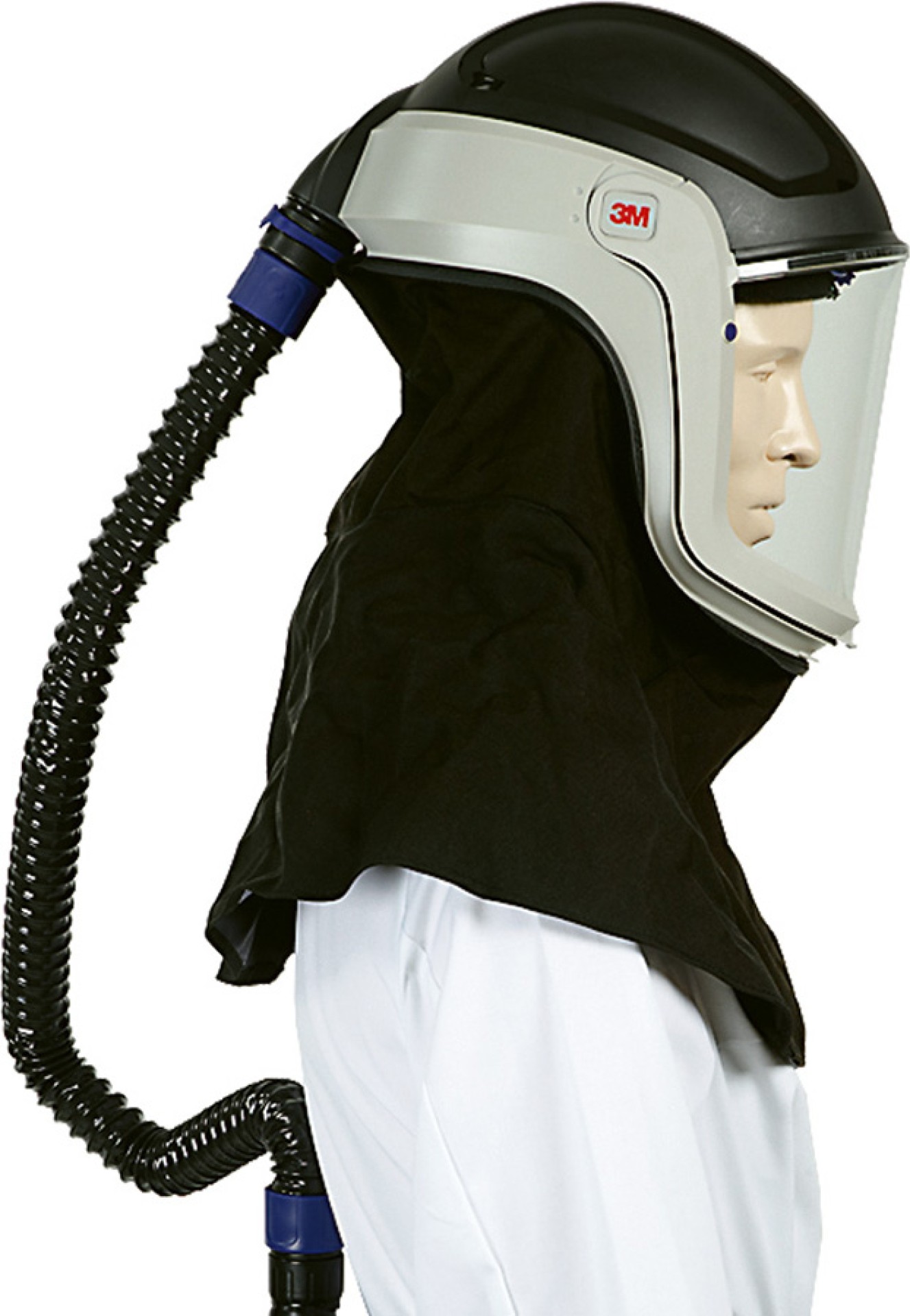3M M406 Integralhelm mit robustem PE, Klappvisier & Komfort