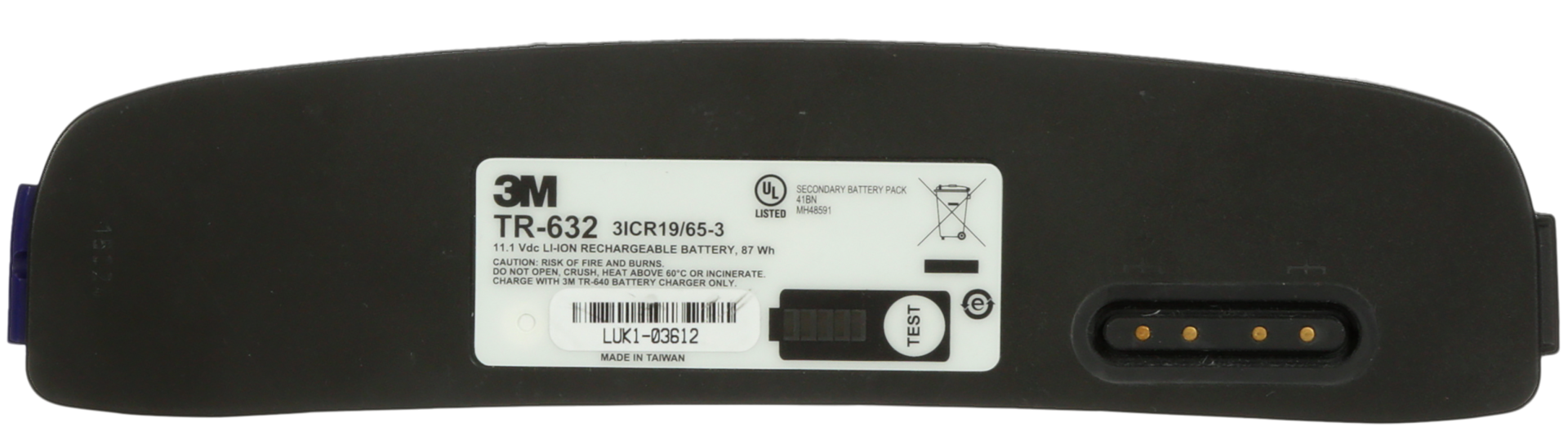 3M Lithium-Ion Hochleistungsbatterie TR-632 für VERSAFLO Gerät