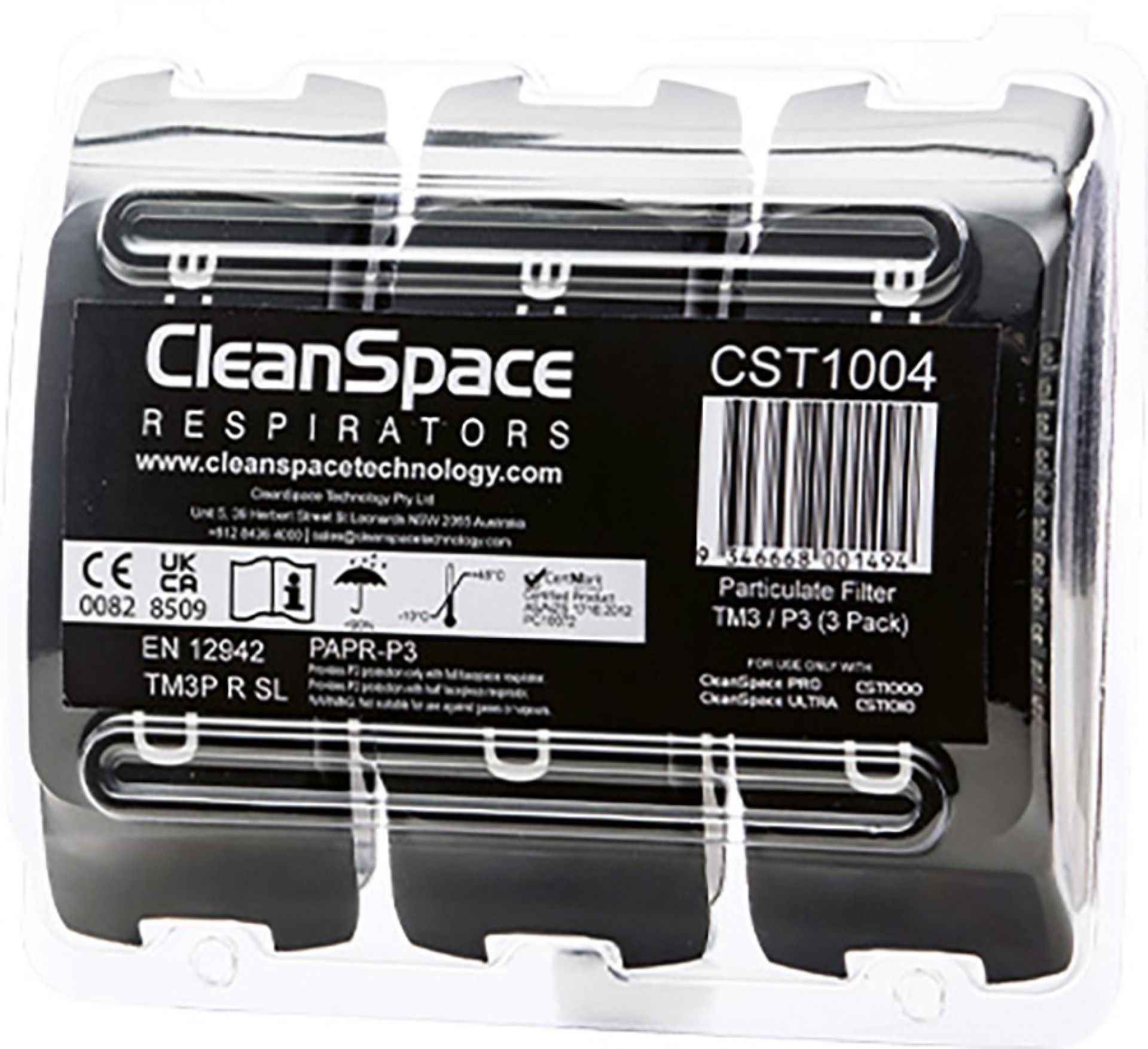 Hochleistungspartikel-Filter P3 TM3 SL R für CLEANSPACE PRO Atemschutz