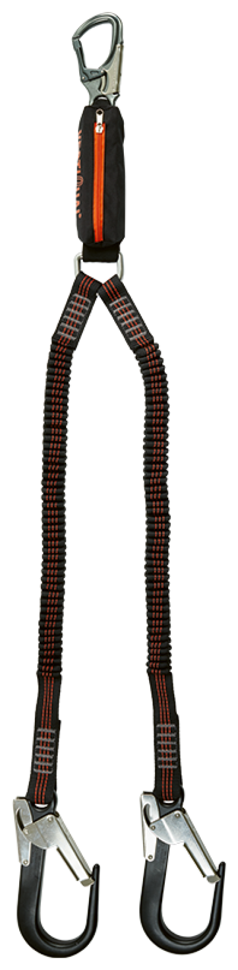 Elastische Y-Falldämpferleine VERTIQUAL VARAN 2 m, 100 kg Nutzergewicht