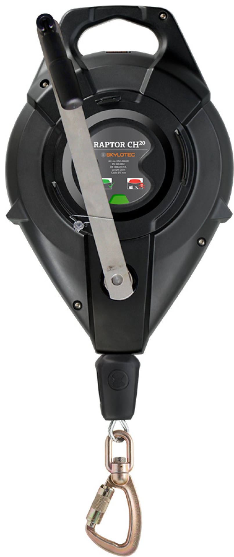 SKYLOTEC RAPTOR C20 Höhensicherung mit 20m Stahlseil und Windenfunktion
