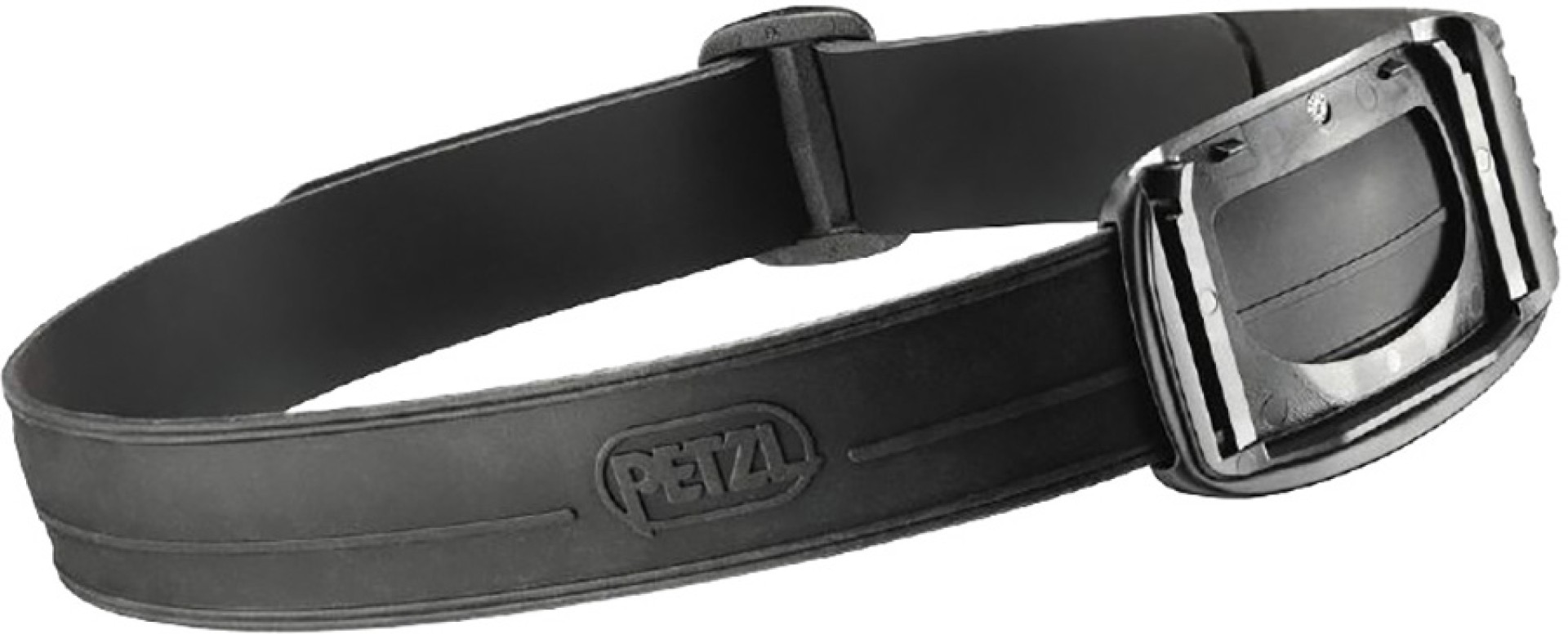 Petzl Befestigungsplatte mit Kautschukkopfband für Sicherungssysteme