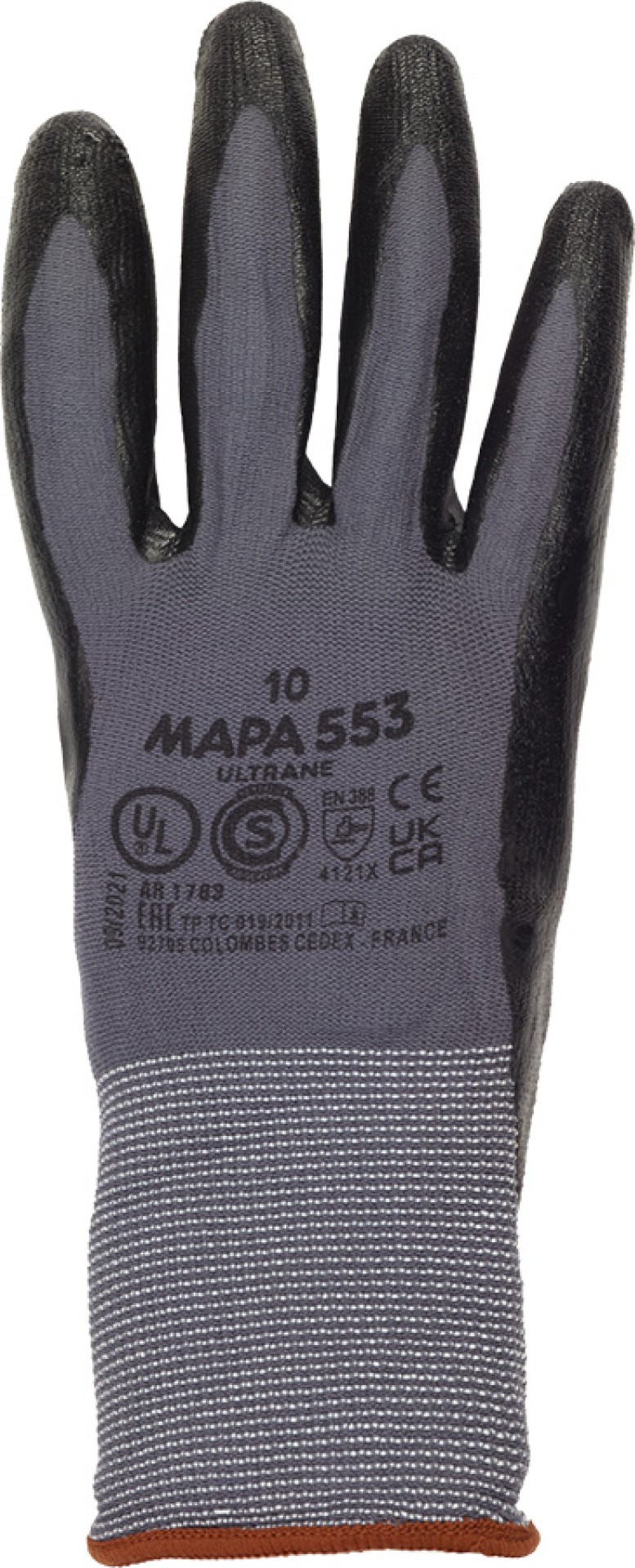 MAPA Ultrane 553 Schutzhandschuhe aus grauem Polyamid