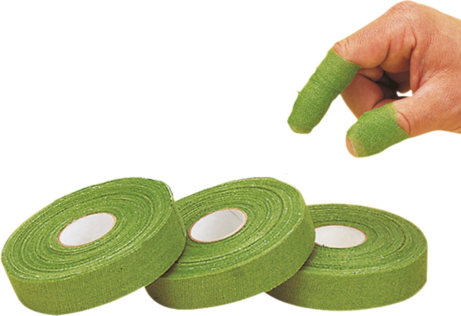 Grünes Selbstklebendes Umwickelband aus Gaze, 19 mm breit, 27,4 m lang