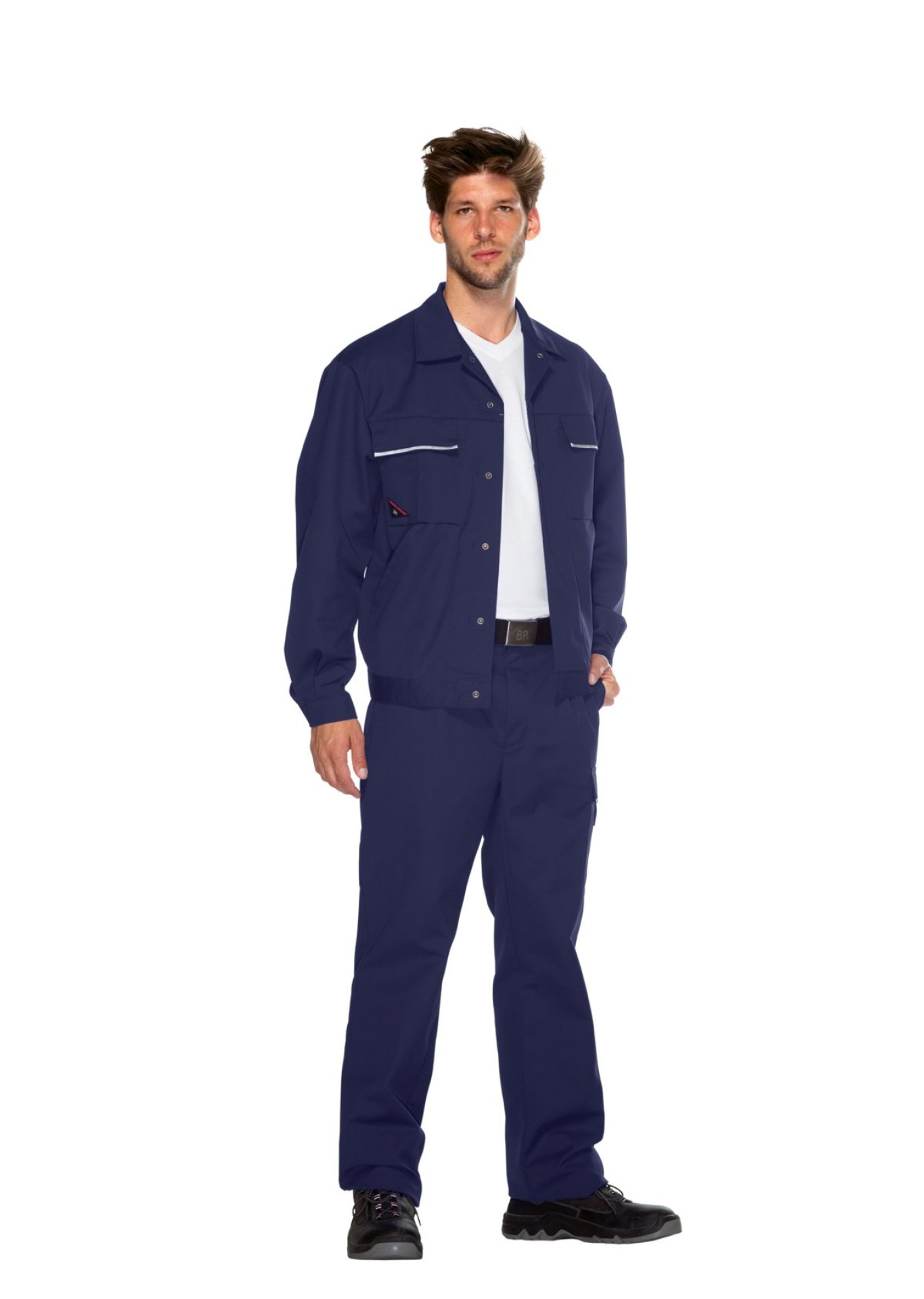 BP® Arbeitsjacke mit verdeckten Knöpfen