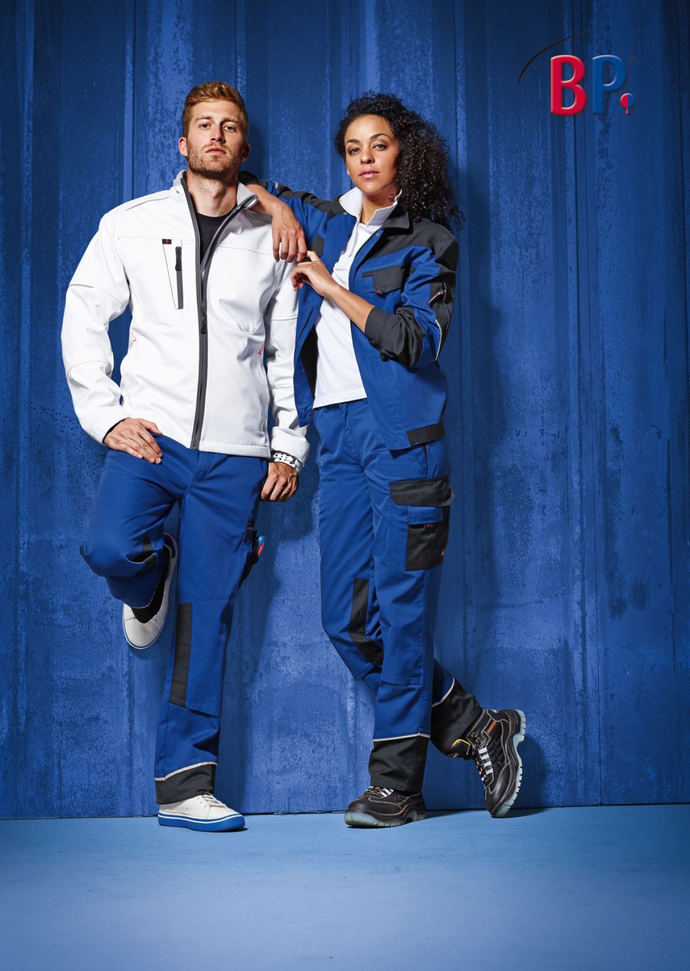 BP® Arbeitsjacke mit verdeckten Knöpfen