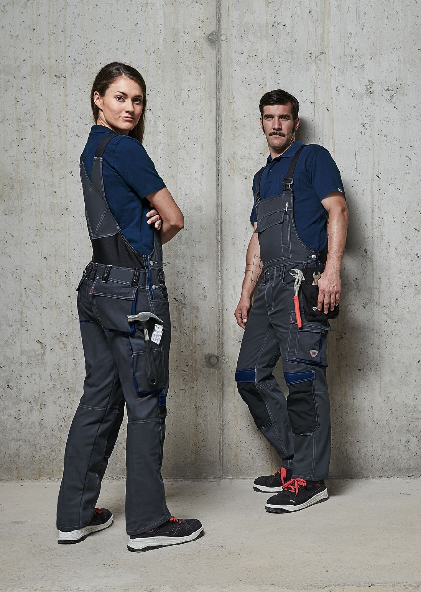BP® Komfort-Latzhose mit Kniepolstertaschen