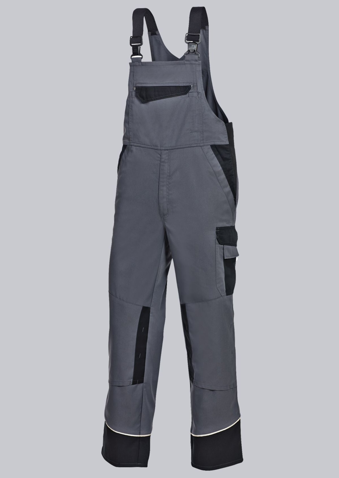 BP® Latzhose mit verdeckten Knöpfen und Kniepolstertaschen