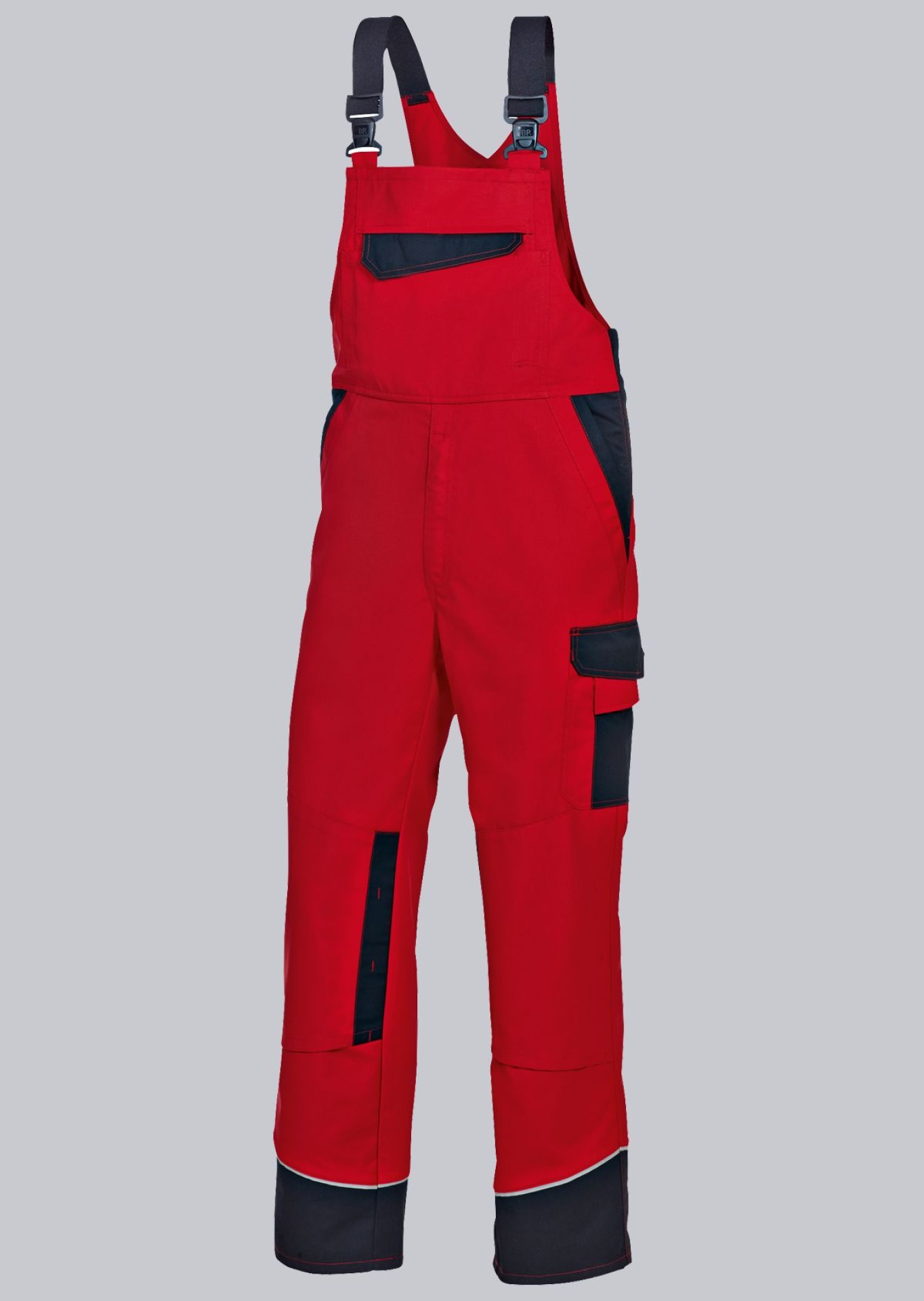 BP® Latzhose mit verdeckten Knöpfen und Kniepolstertaschen