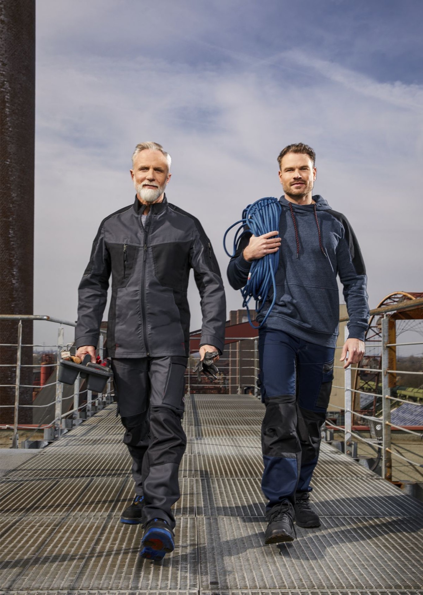 BP® Leichte Hybrid-Arbeitshose mit Kniepolstertaschen