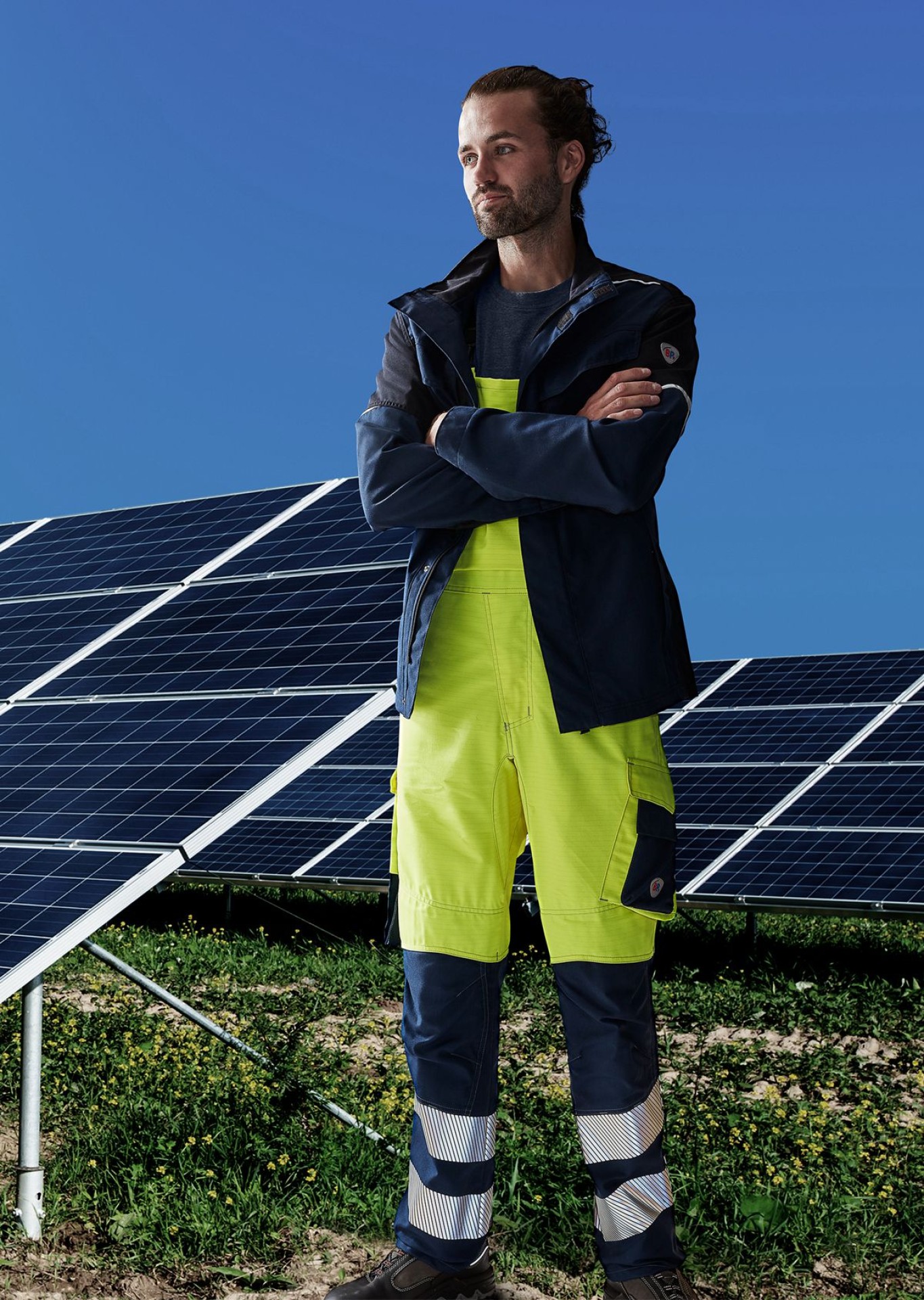 BP® Leichte Warnschutz-Multinorm-Latzhose APC2