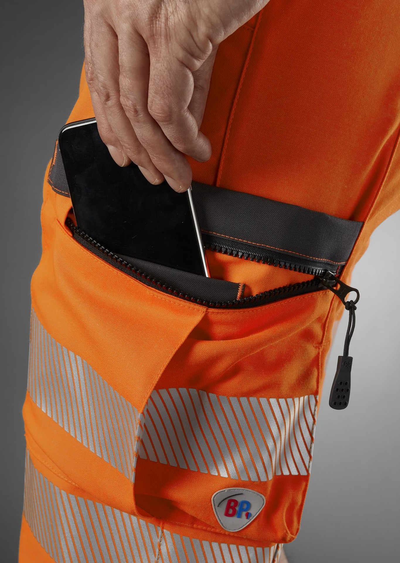 BP® Leichte Warnschutz-Stretch-Shorts