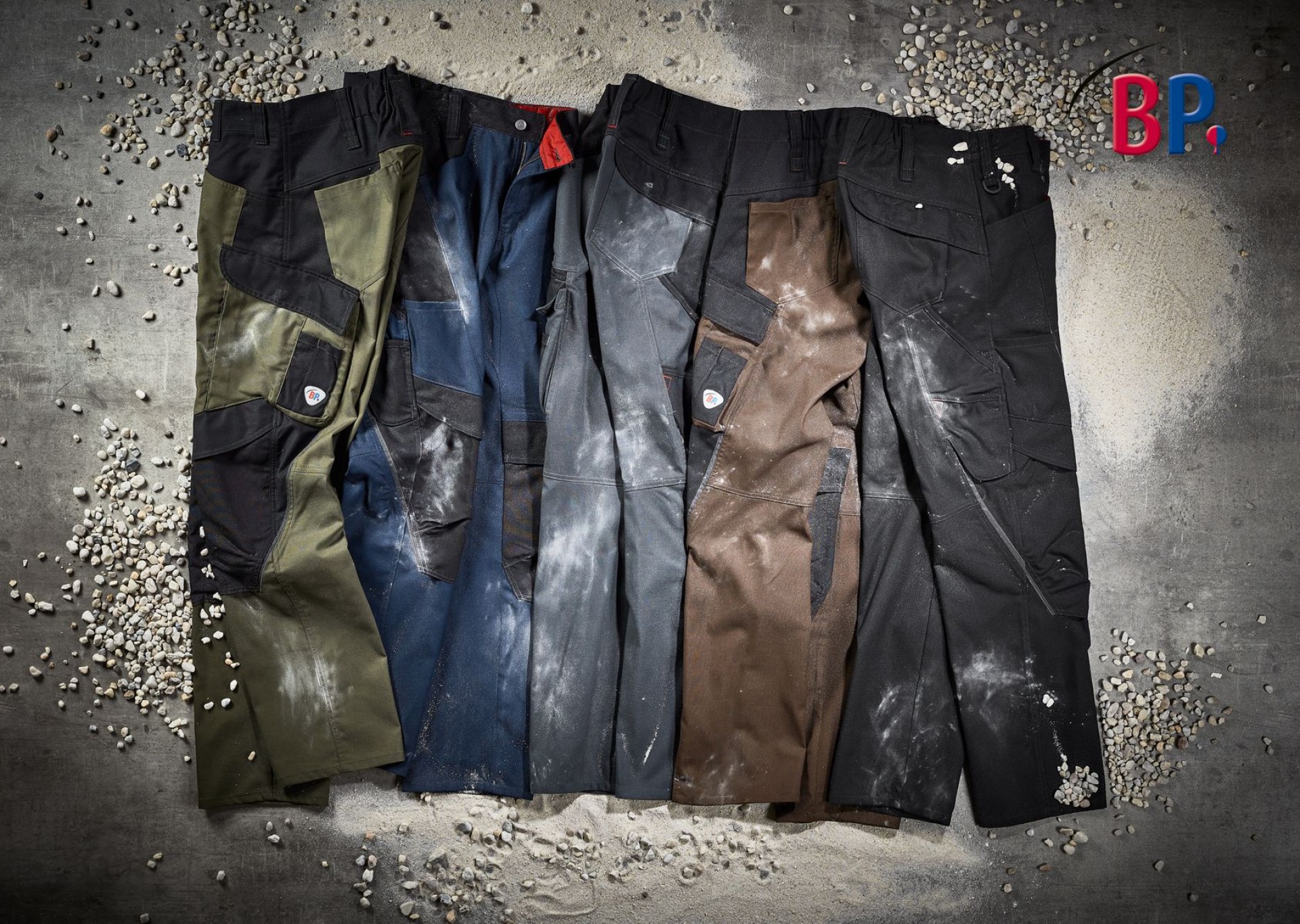 BP® Robuste Arbeitshose mit Kniepolstertaschen