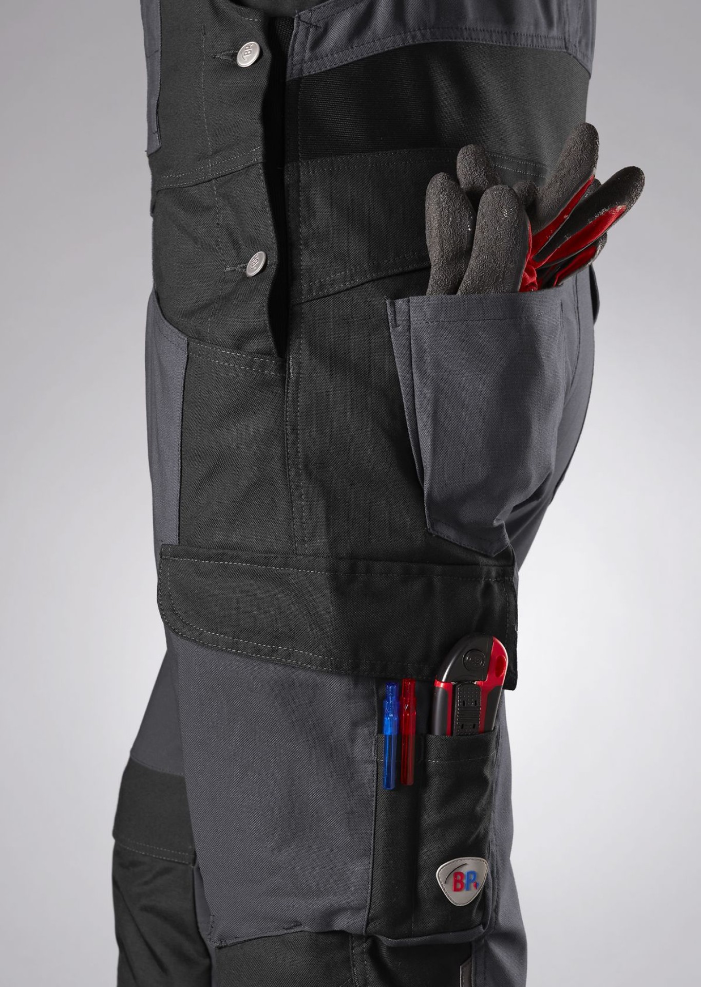 BP® Robuste Latzhose mit Kniepolstertaschen