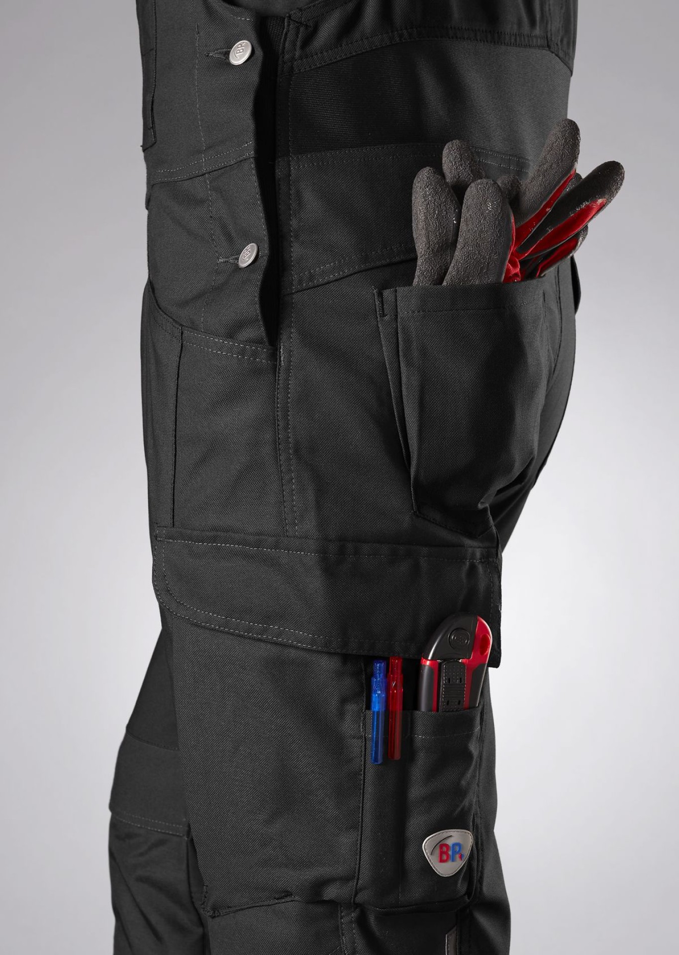 BP® Robuste Latzhose mit Kniepolstertaschen