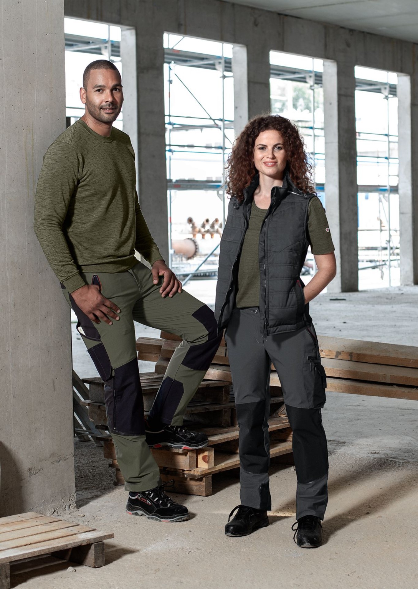 BP® Superstretch-Arbeitshose mit Kniepolstertaschen für Damen