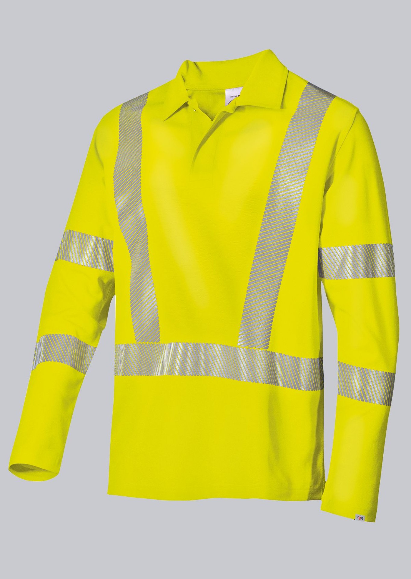 BP® Warnschutz-Langarmpoloshirt