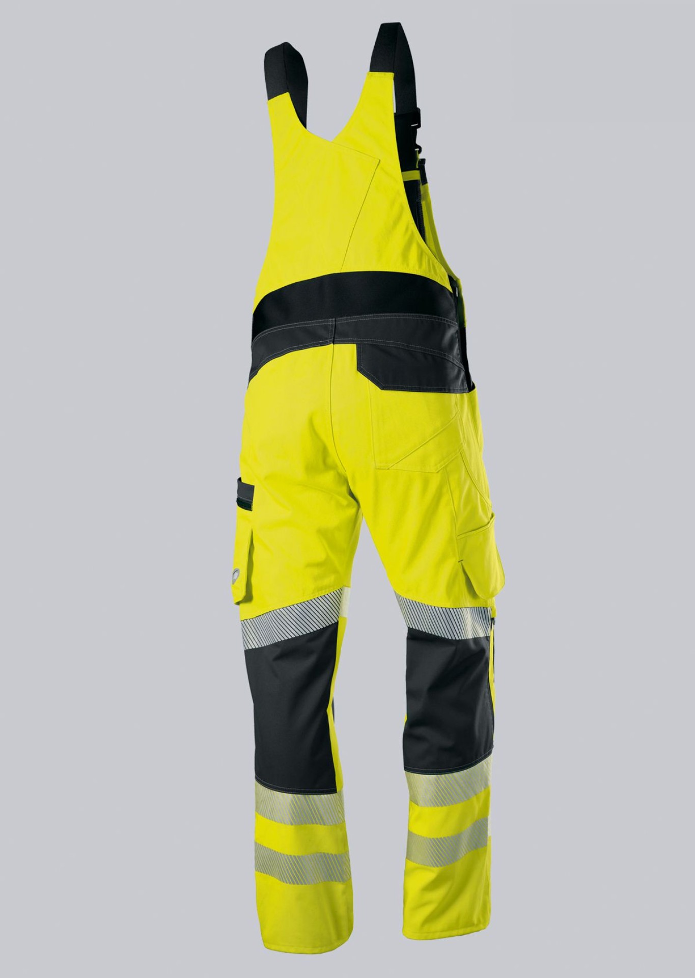 BP® Warnschutz-Stretch-Latzhose mit Knietaschen